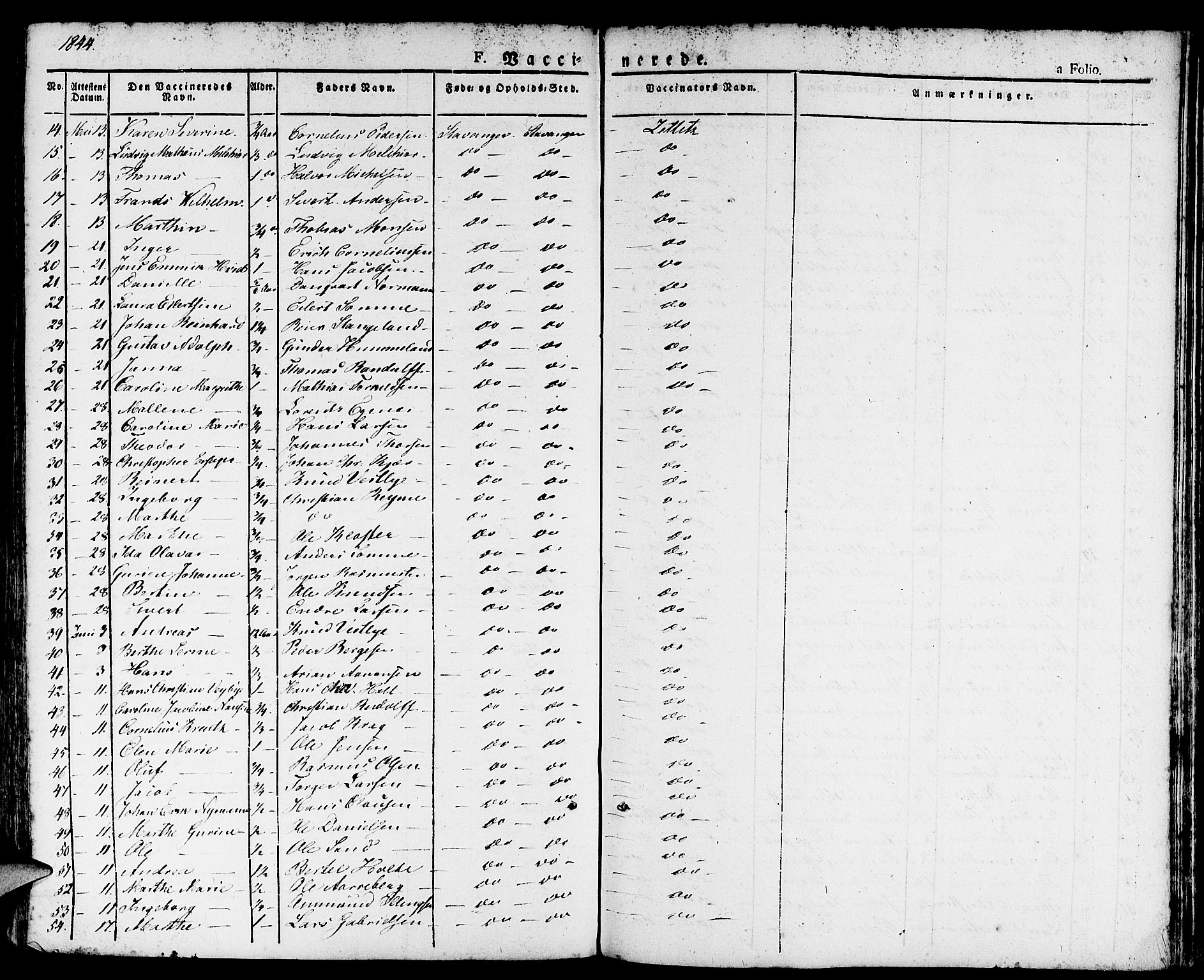 Domkirken sokneprestkontor, AV/SAST-A-101812/001/30/30BA/L0011: Ministerialbok nr. A 11, 1832-1856