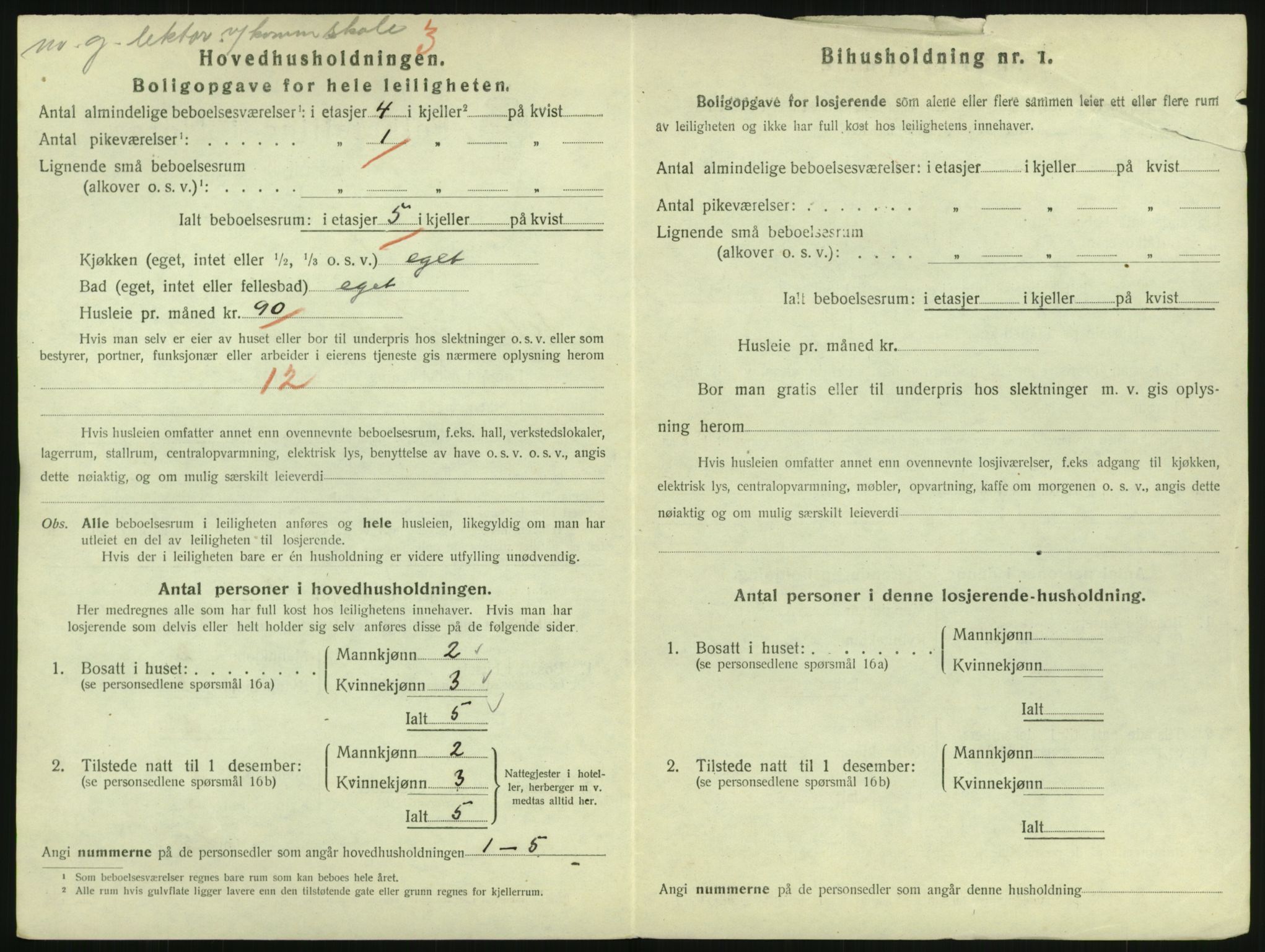 SAO, Folketelling 1920 for 0301 Kristiania kjøpstad, 1920, s. 99638