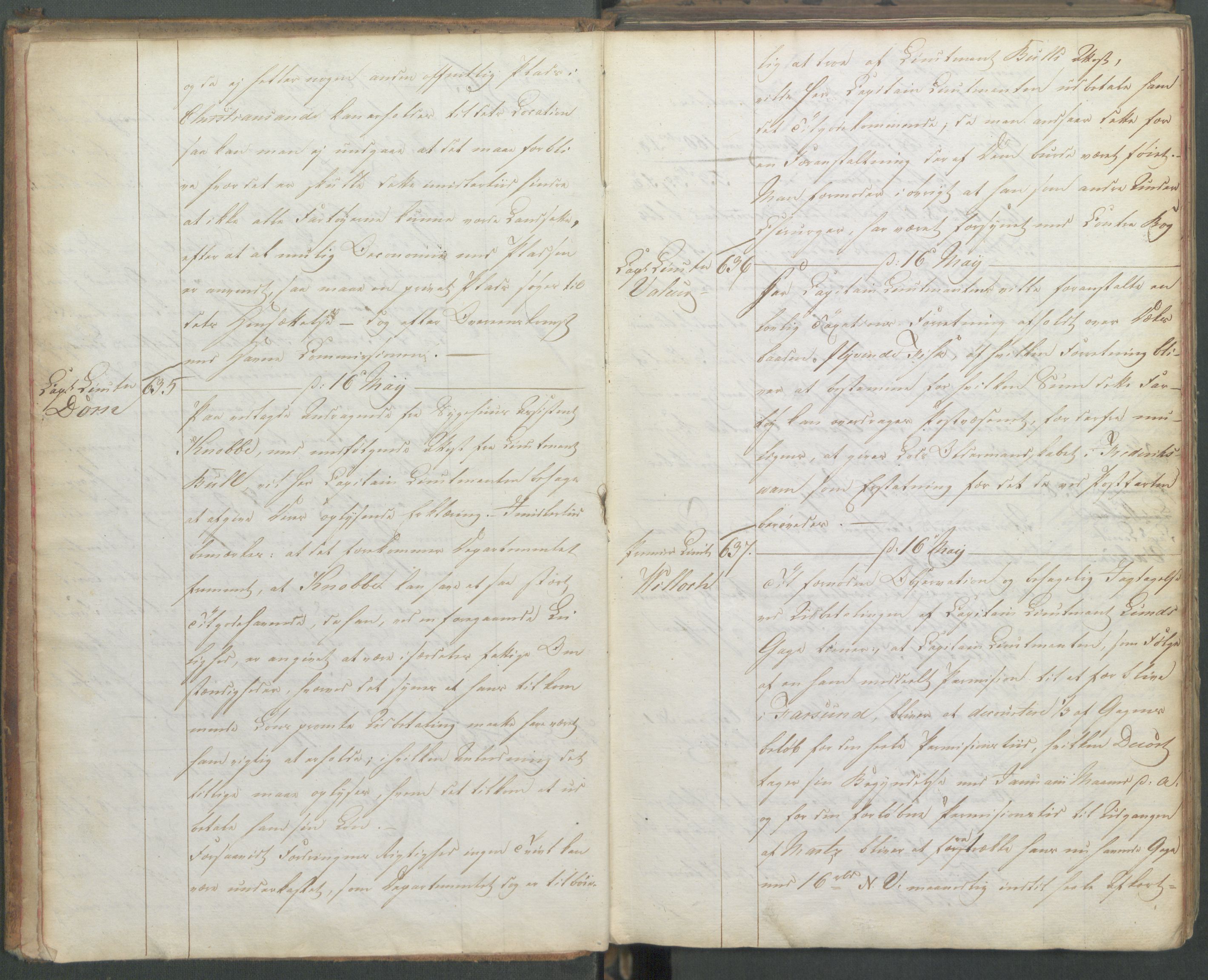 Marinedepartementet/ Marine- og postdepartementet, AV/RA-RAFA-3792/B/Ba/L0003: Marinedepartementets kopibok, 1815-1816