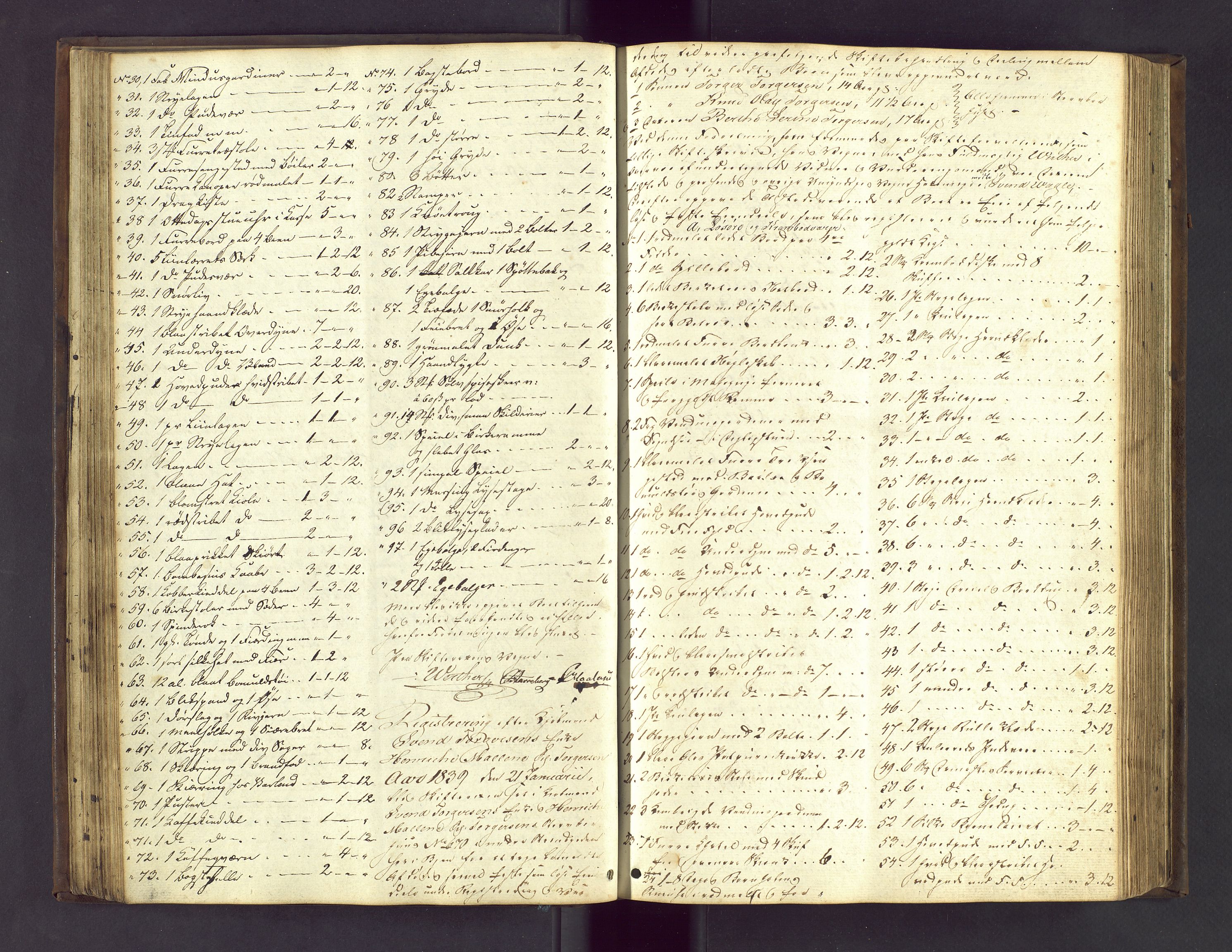 Stavanger byfogd, AV/SAST-A-101408/001/5/50/503BA/L0001: Registreringsprotokoll, 1837-1846