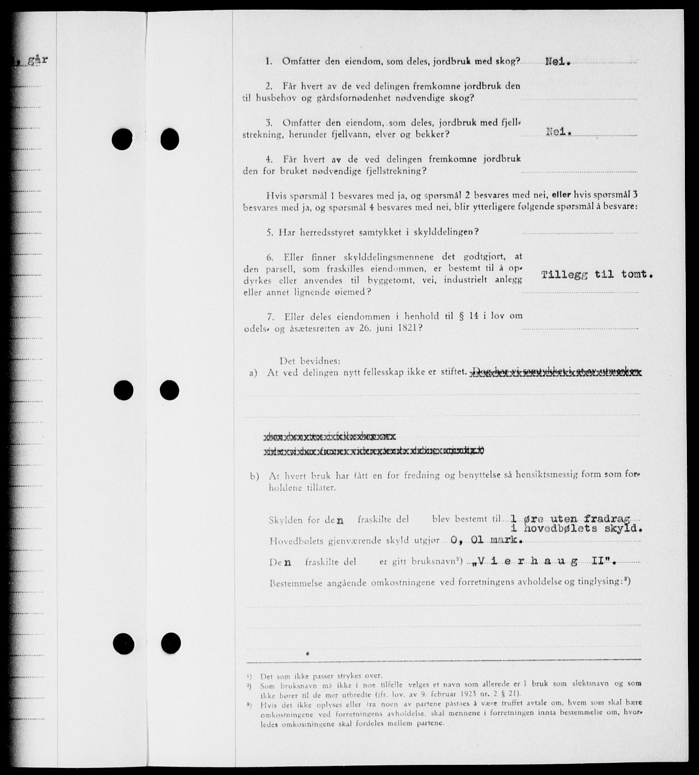 Onsøy sorenskriveri, SAO/A-10474/G/Ga/Gab/L0015: Pantebok nr. II A-15, 1945-1946, Dagboknr: 1310/1945