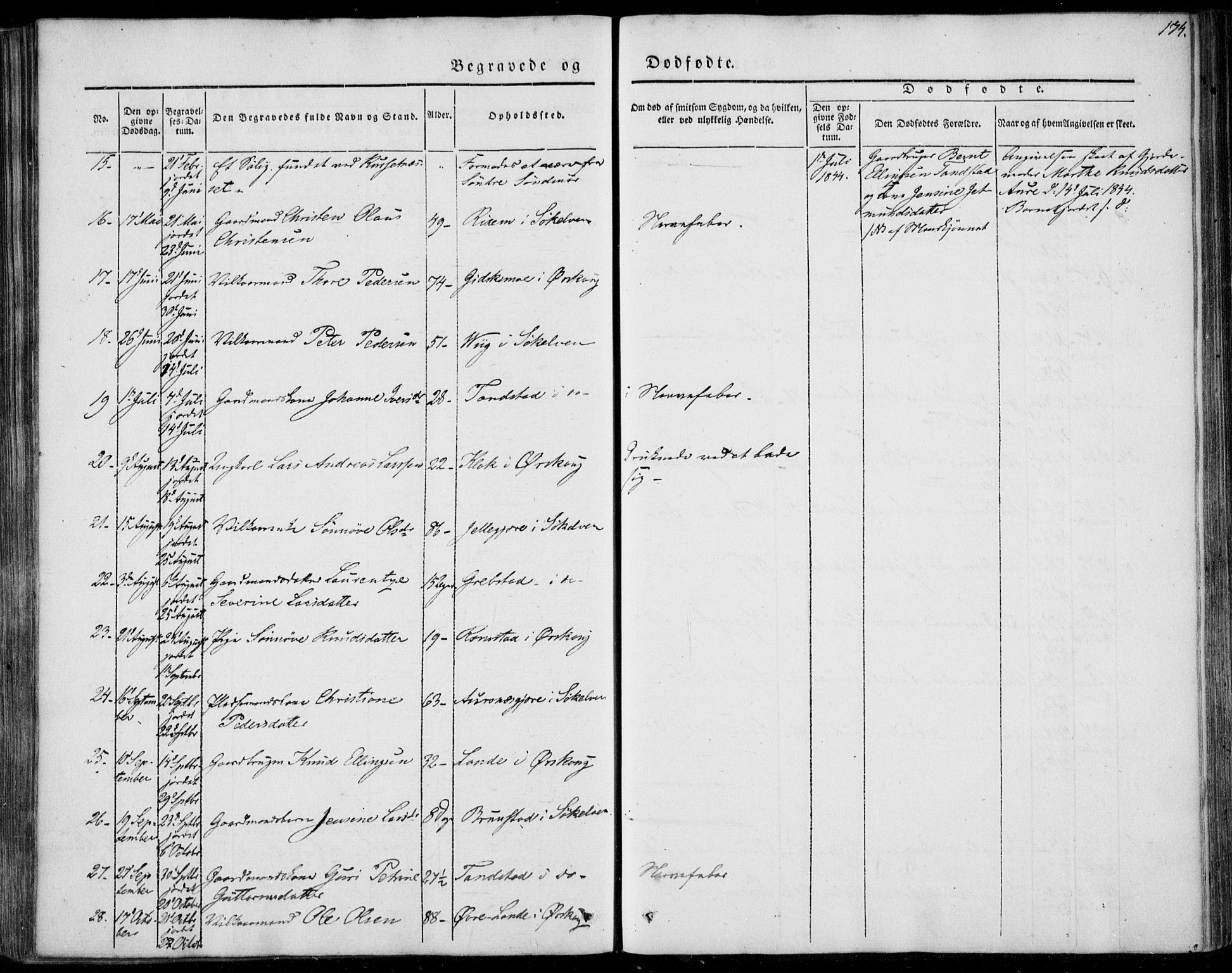 Ministerialprotokoller, klokkerbøker og fødselsregistre - Møre og Romsdal, AV/SAT-A-1454/522/L0312: Ministerialbok nr. 522A07, 1843-1851, s. 174