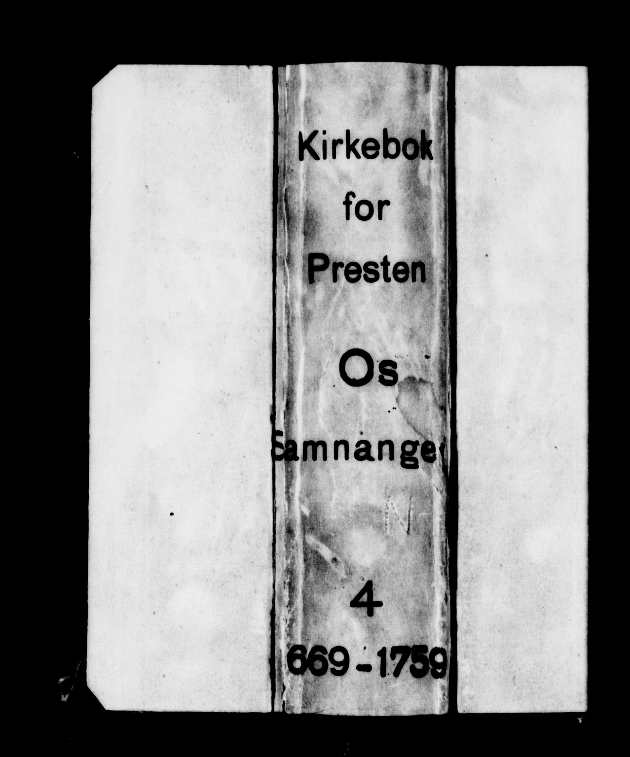 Os sokneprestembete, AV/SAB-A-99929: Ministerialbok nr. A 4, 1669-1760