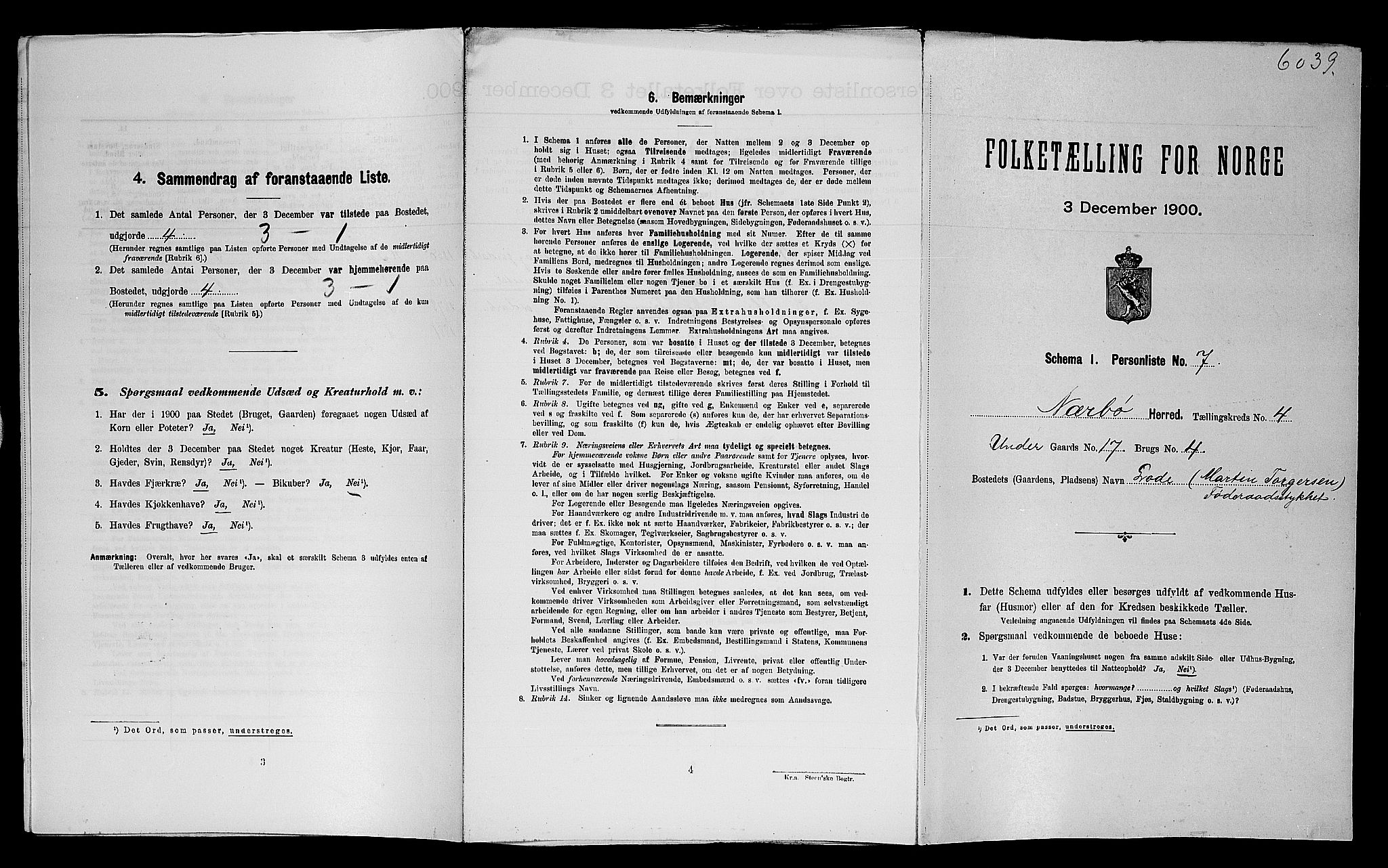 SAST, Folketelling 1900 for 1119 Nærbø herred, 1900, s. 335