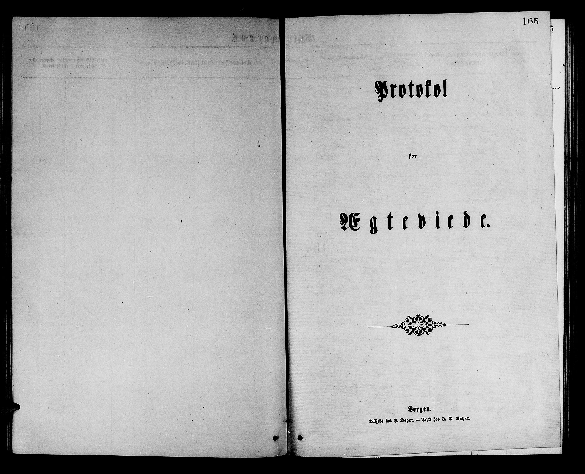 Masfjorden Sokneprestembete, SAB/A-77001: Klokkerbok nr. A 2, 1876-1891, s. 165