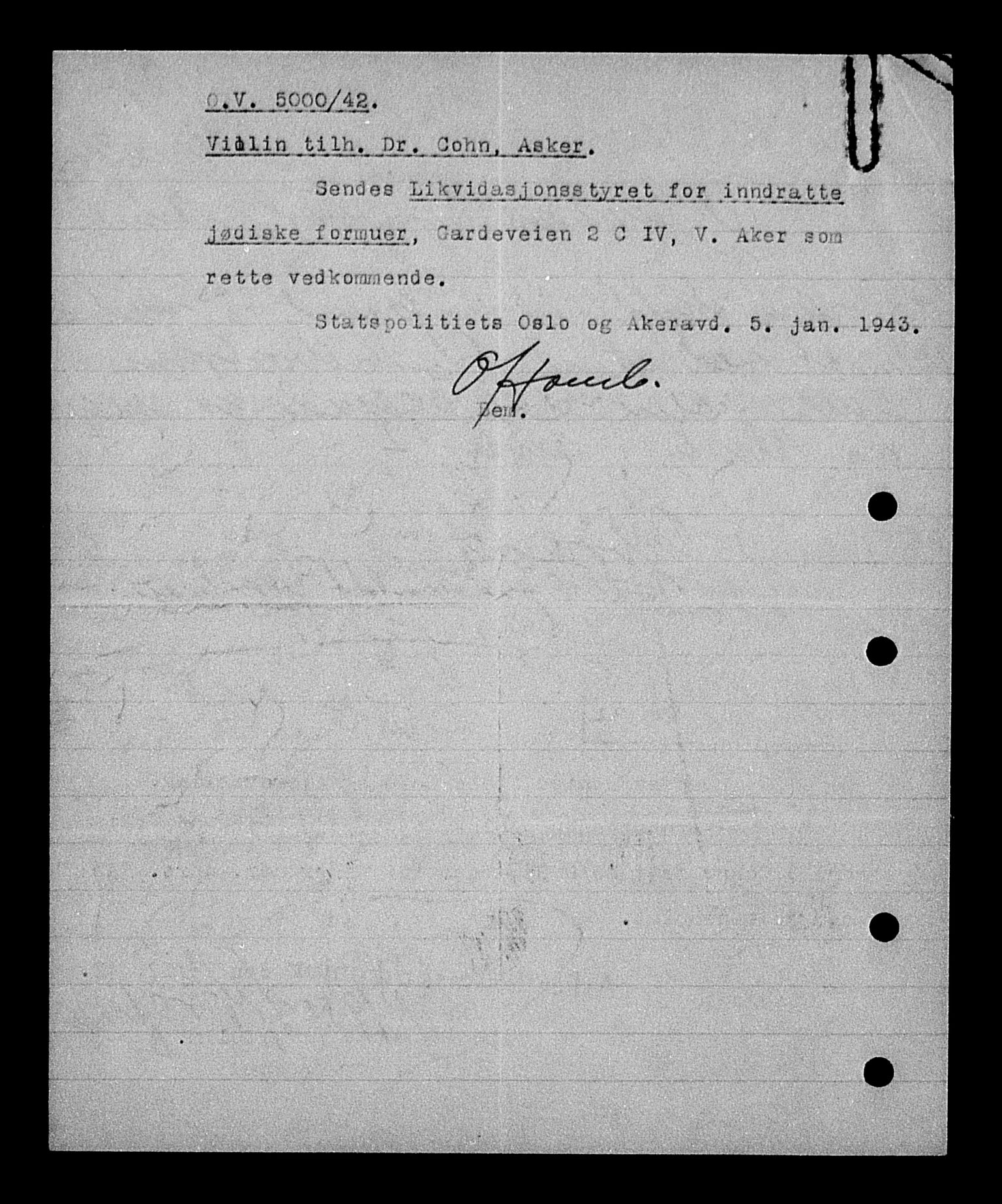 Justisdepartementet, Tilbakeføringskontoret for inndratte formuer, AV/RA-S-1564/H/Hc/Hcc/L0928: --, 1945-1947, s. 506