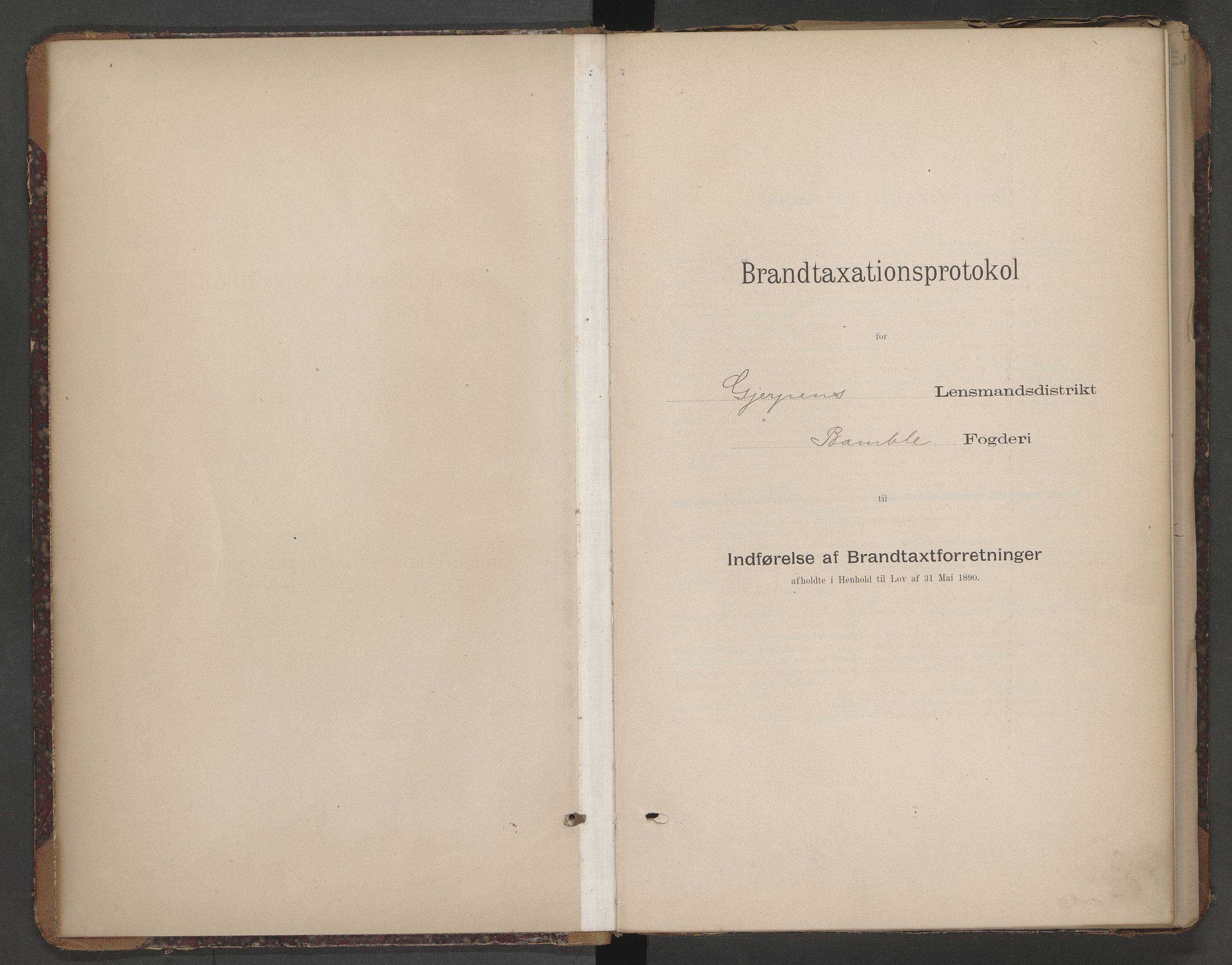 Gjerpen og Siljan lensmannskontor, AV/SAKO-A-555/Y/Ye/Yeb/L0002: Skjematakstprotokoll, 1897-1899