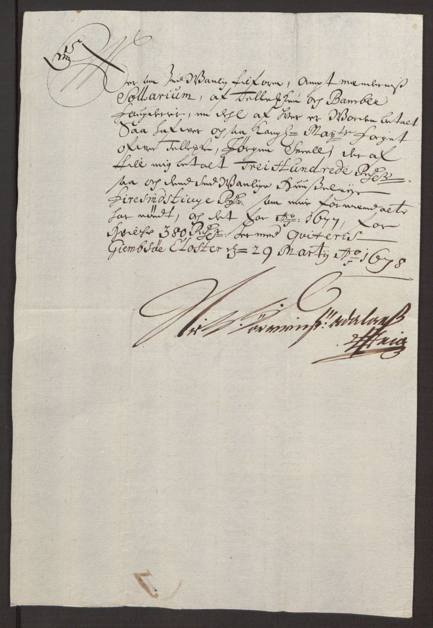 Rentekammeret inntil 1814, Reviderte regnskaper, Fogderegnskap, AV/RA-EA-4092/R35/L2068: Fogderegnskap Øvre og Nedre Telemark, 1677, s. 224