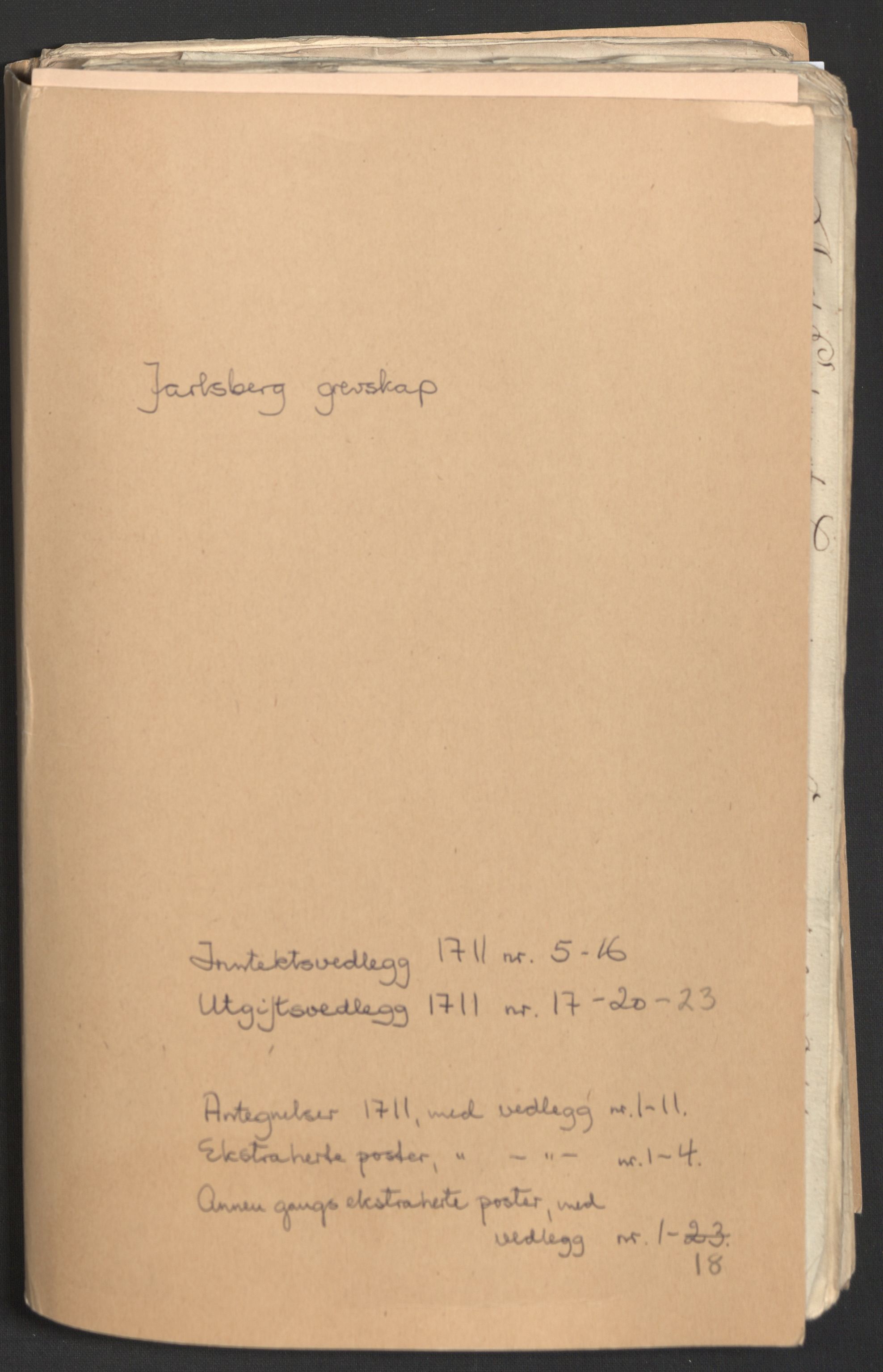 Rentekammeret inntil 1814, Reviderte regnskaper, Fogderegnskap, AV/RA-EA-4092/R32/L1876: Fogderegnskap Jarlsberg grevskap, 1711, s. 312
