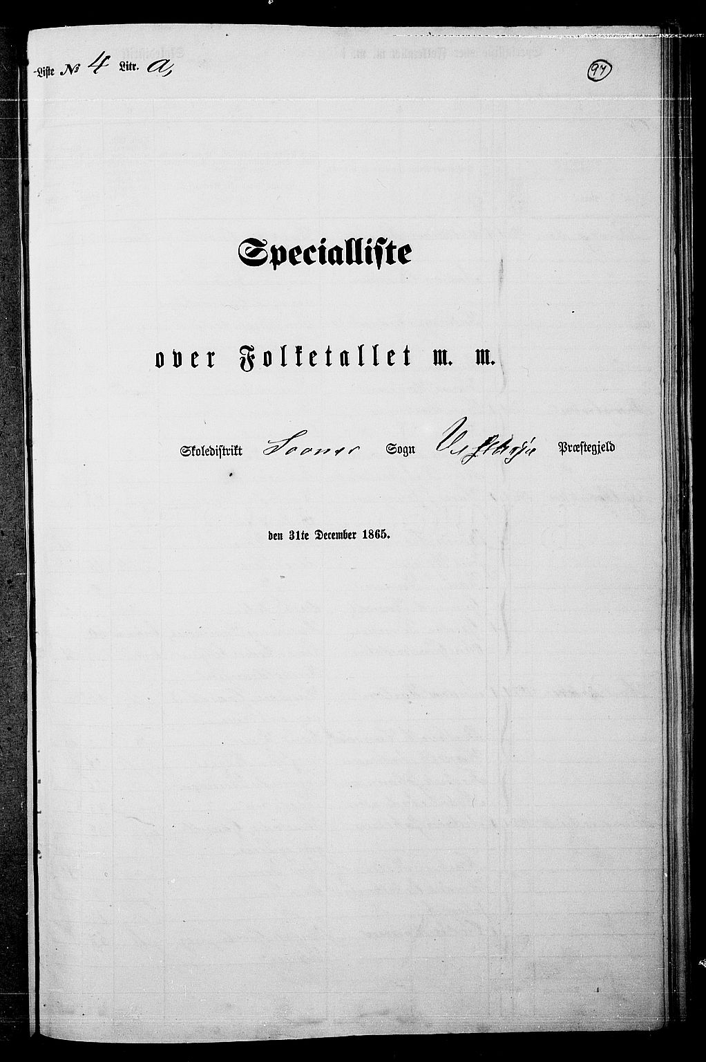 RA, Folketelling 1865 for 0211P Vestby prestegjeld, 1865, s. 91