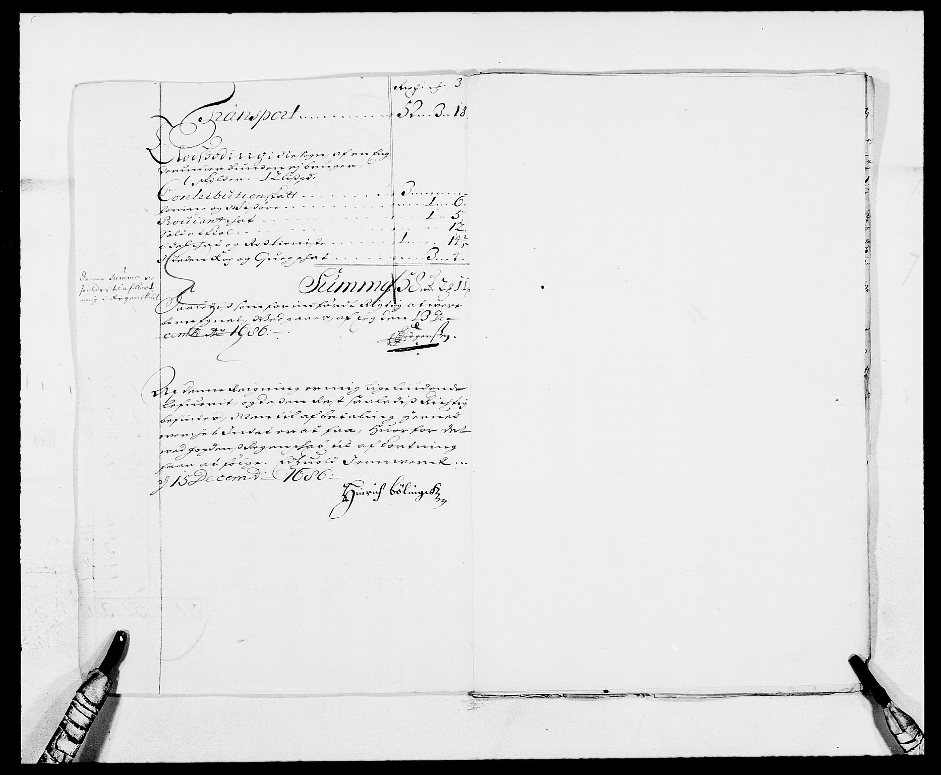 Rentekammeret inntil 1814, Reviderte regnskaper, Fogderegnskap, RA/EA-4092/R12/L0699: Fogderegnskap Øvre Romerike, 1685-1686, s. 326