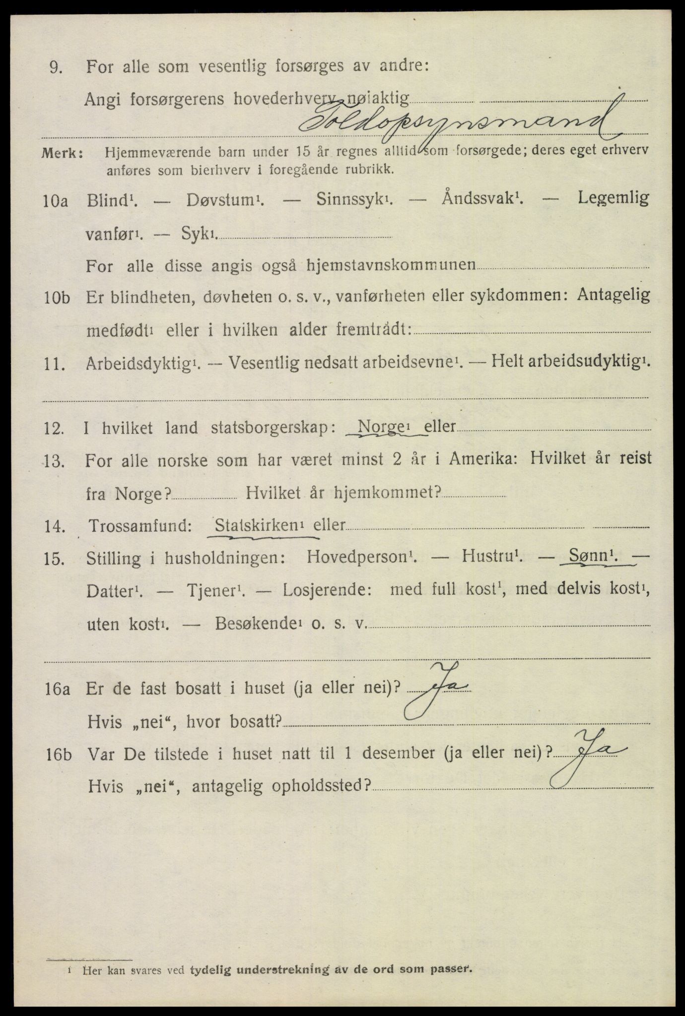 SAH, Folketelling 1920 for 0428 Trysil herred, 1920, s. 4126