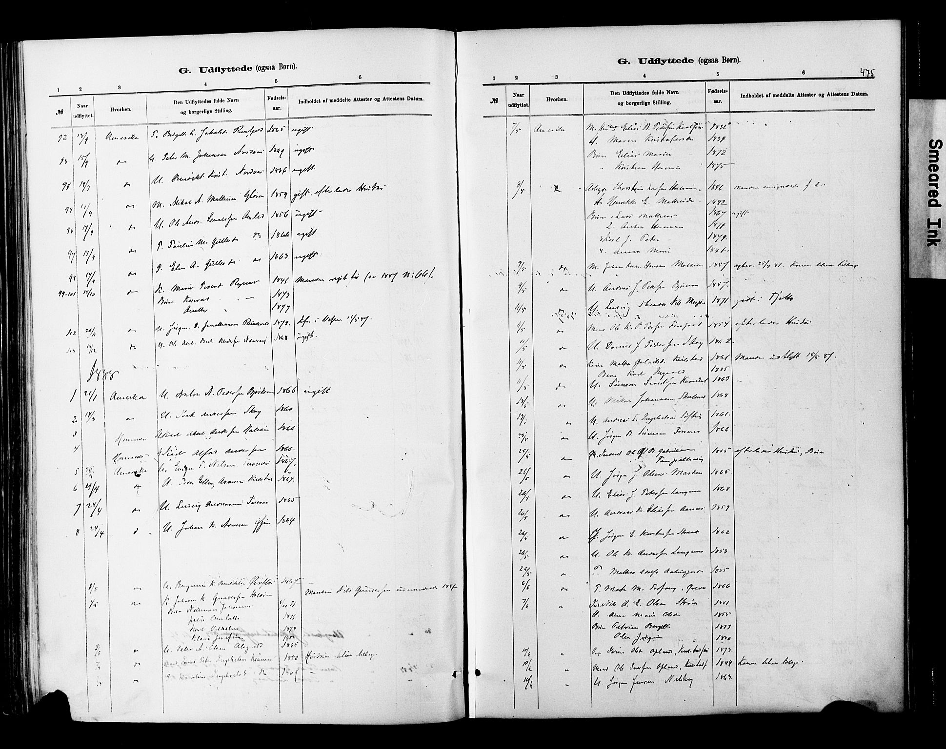 Ministerialprotokoller, klokkerbøker og fødselsregistre - Nordland, SAT/A-1459/820/L0295: Ministerialbok nr. 820A16, 1880-1896, s. 475
