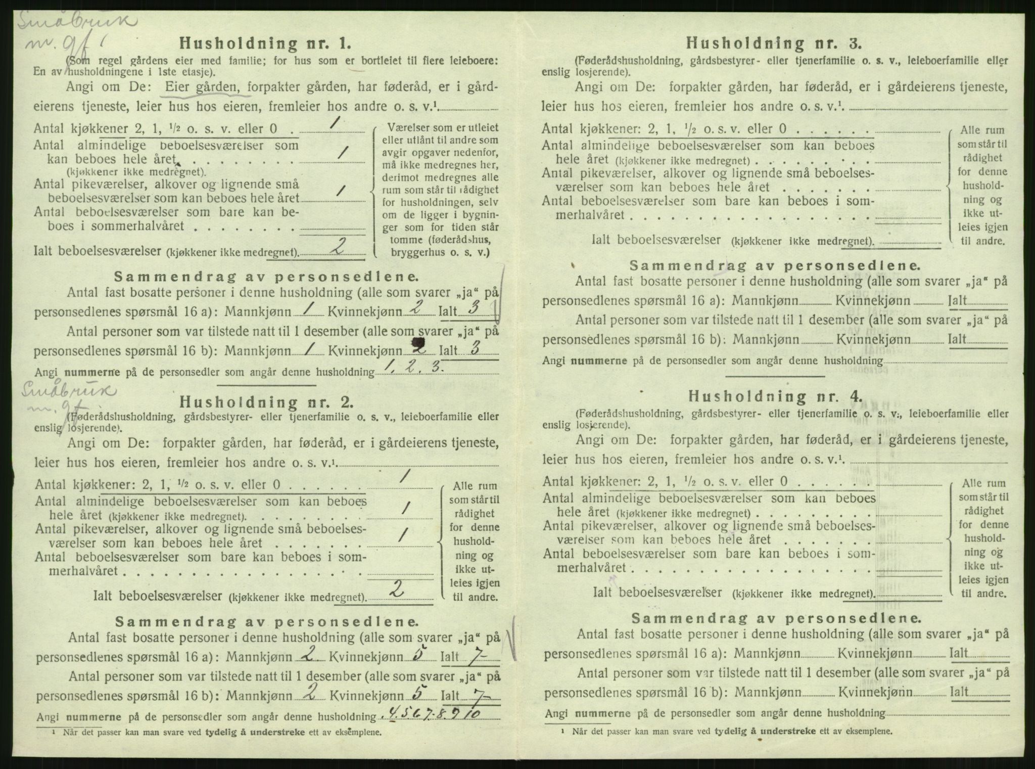 SAT, Folketelling 1920 for 1811 Bindal herred, 1920, s. 874