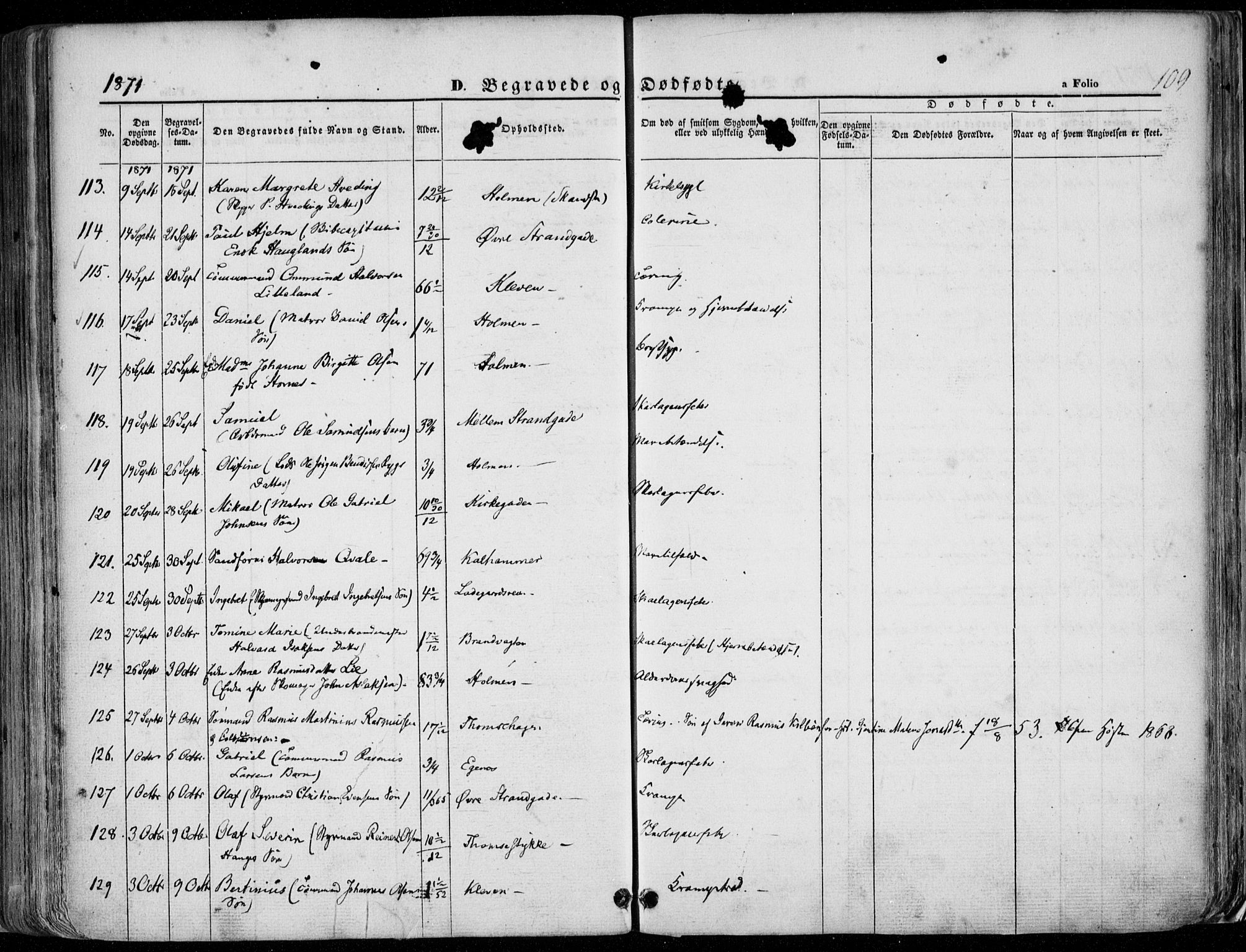 Domkirken sokneprestkontor, AV/SAST-A-101812/001/30/30BA/L0020: Ministerialbok nr. A 19, 1858-1877, s. 109