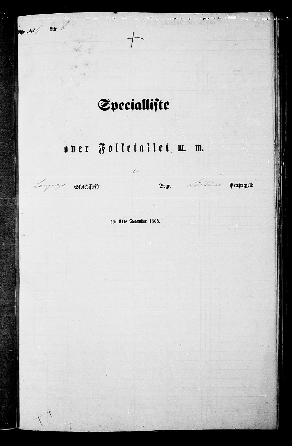 RA, Folketelling 1865 for 0415P Løten prestegjeld, 1865, s. 133