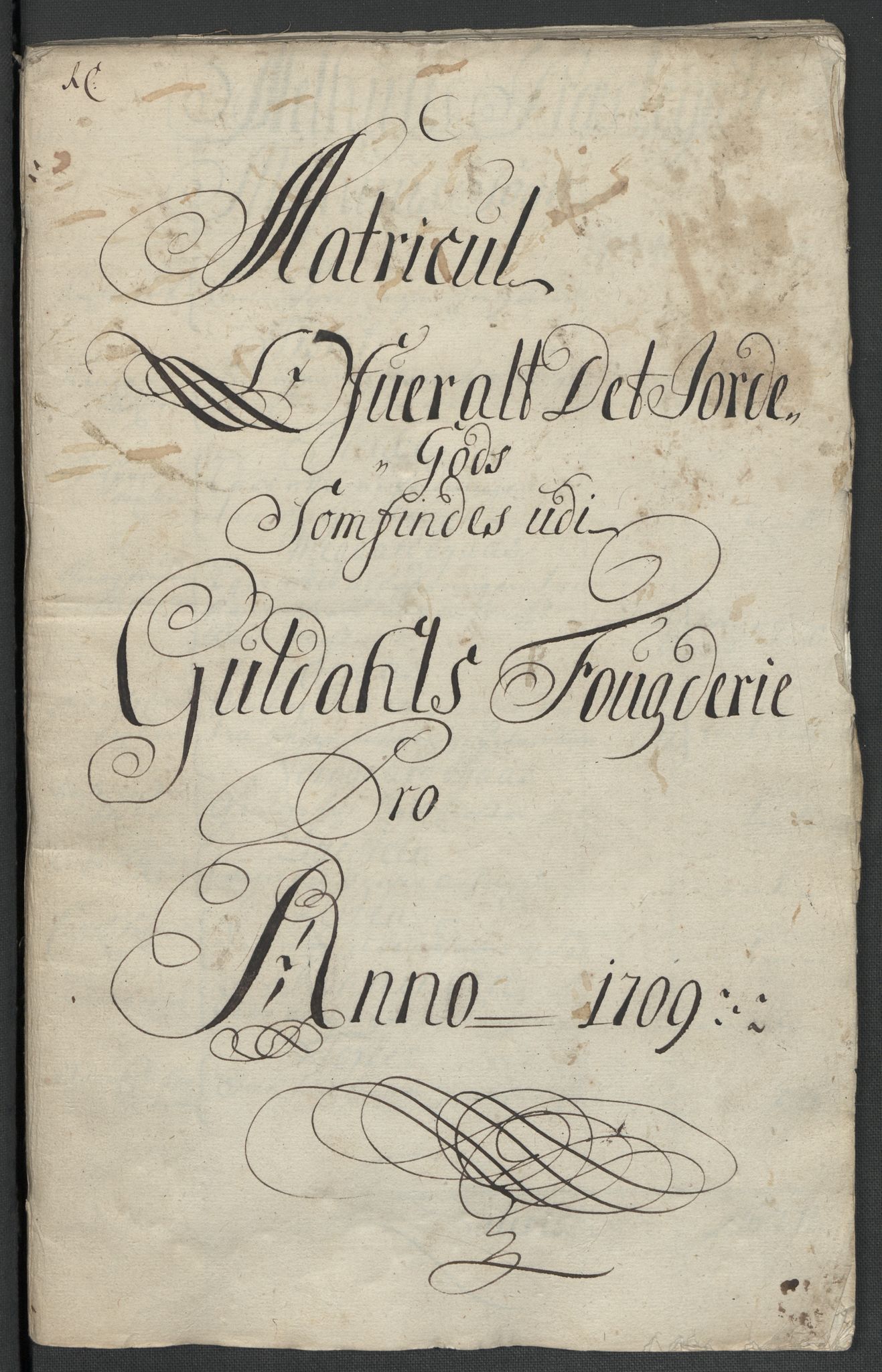 Rentekammeret inntil 1814, Reviderte regnskaper, Fogderegnskap, AV/RA-EA-4092/R60/L3959: Fogderegnskap Orkdal og Gauldal, 1709, s. 203