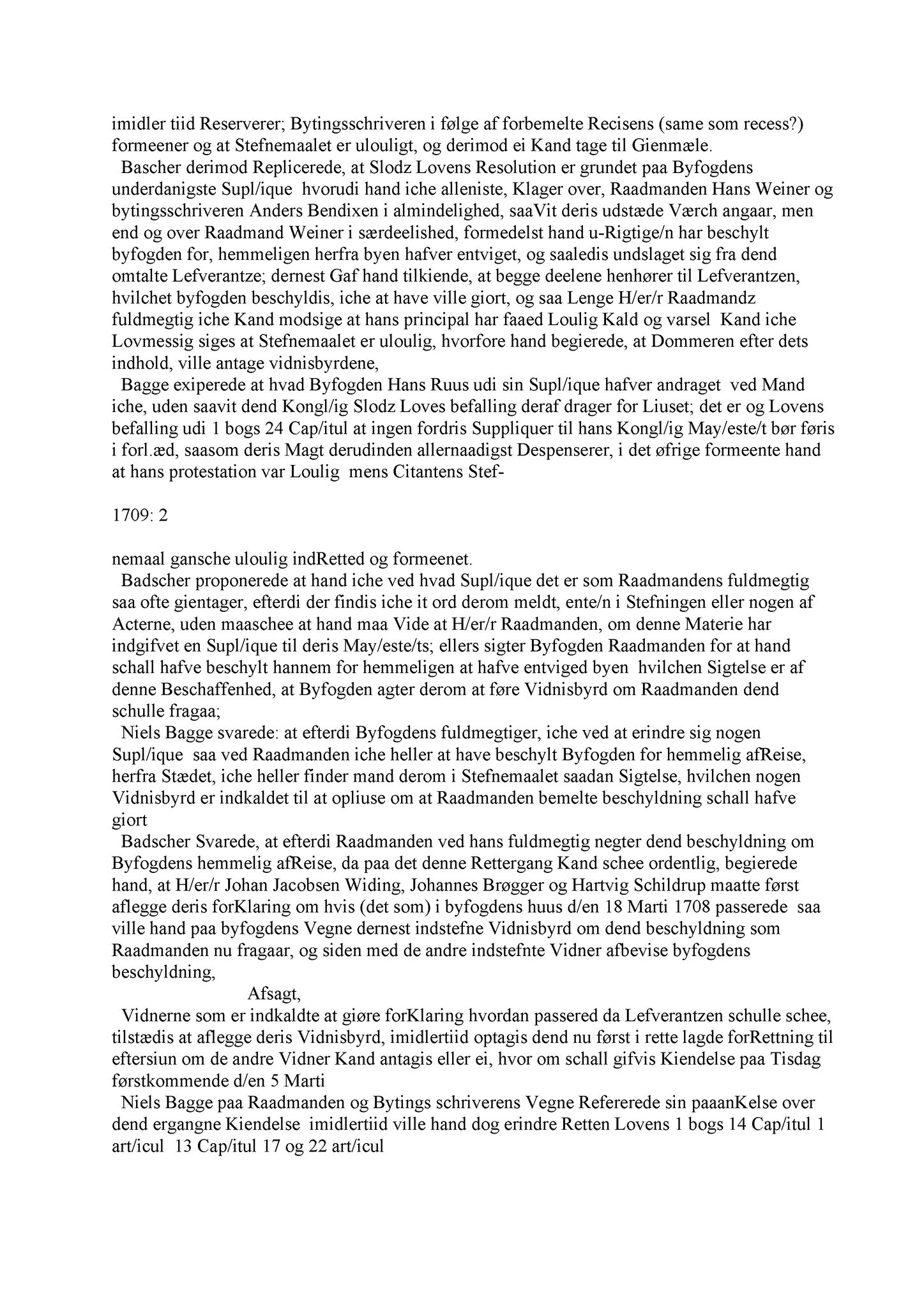 Samling av fulltekstavskrifter, SAB/FULLTEKST/A/12/0133: Nordhordland sorenskriveri, tingbok nr. A 31, 1709