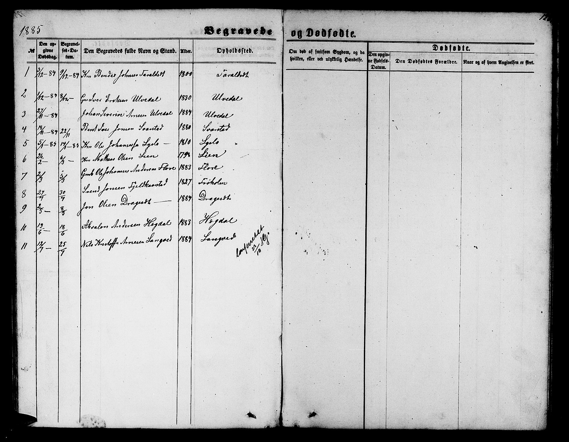 Innvik sokneprestembete, AV/SAB-A-80501: Klokkerbok nr. A 2, 1864-1885, s. 125