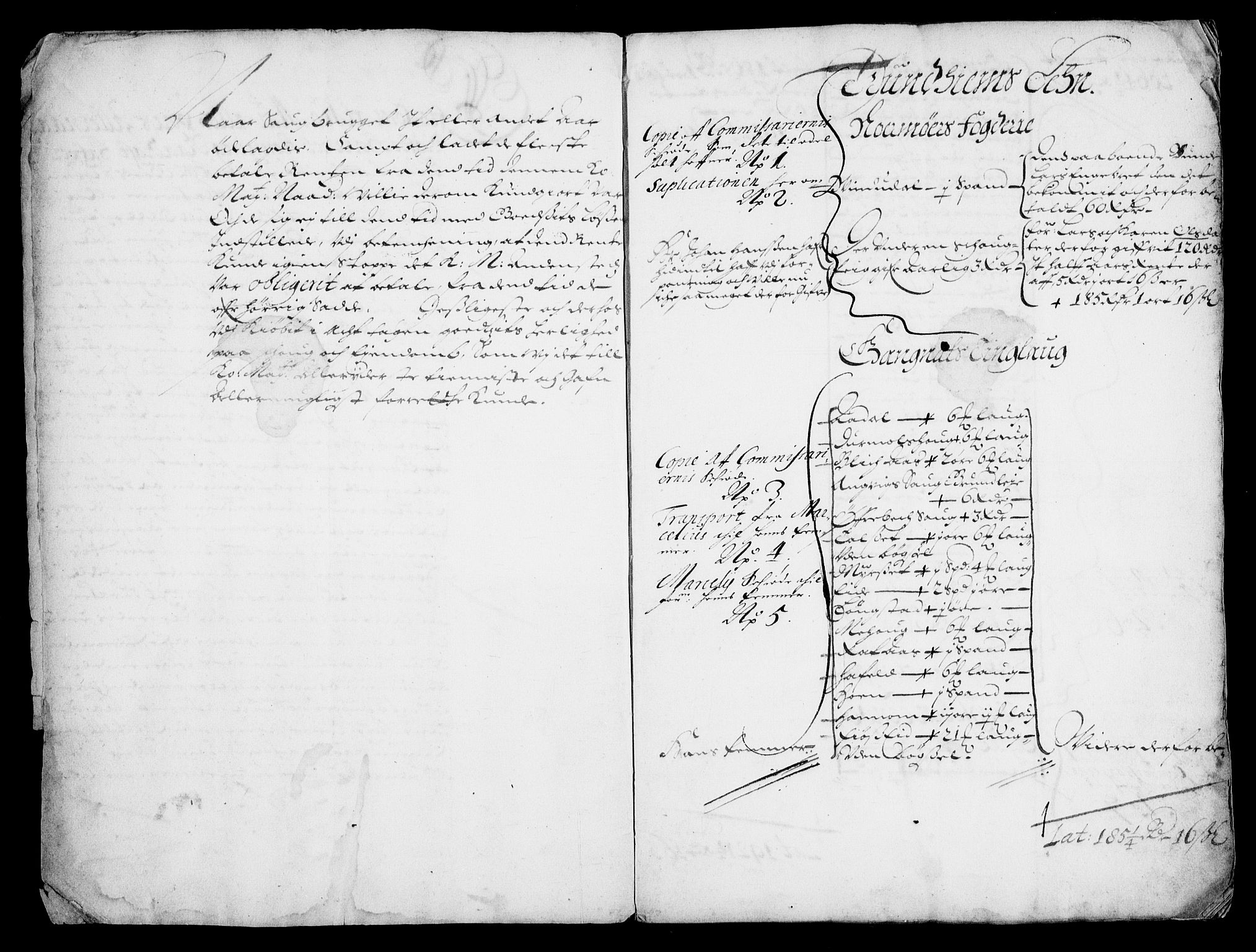 Rentekammeret inntil 1814, Realistisk ordnet avdeling, AV/RA-EA-4070/On/L0012: [Jj 13]: Regnskap for salg av pantsatt krongods i Bergen og Trondheim stift 1662-1663, panteskjøter 1629-1660. Dokumenter vedr. Bakke og Rein kloster (-1672), Marselis gods (1658-1660). Fortegnelse over pantsatt gods i Christiania lagdømme 1658-1660. Pant, 1662-1663, s. 5