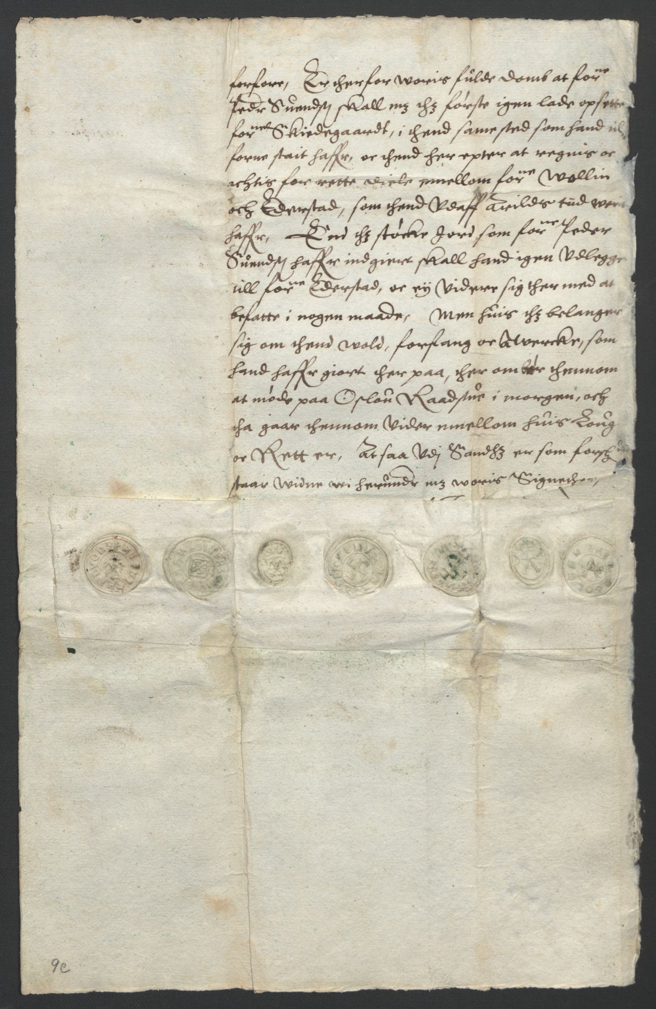 Oslo stiftsdireksjon, SAO/A-11085/G/Gb/L0001: Bispestolens dokumenter, 1584-1612, s. 46