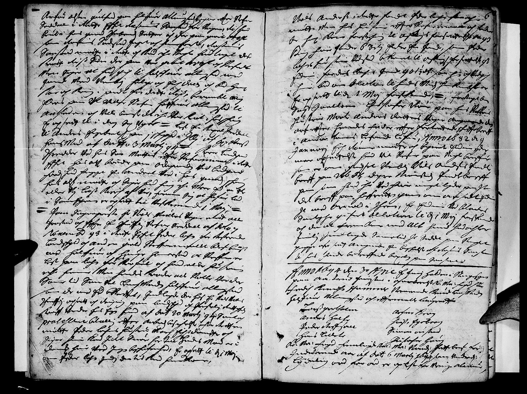 Hedemarken sorenskriveri, AV/SAH-TING-034/G/Gb/L0022: Tingbok, 1694, s. 5b-6a