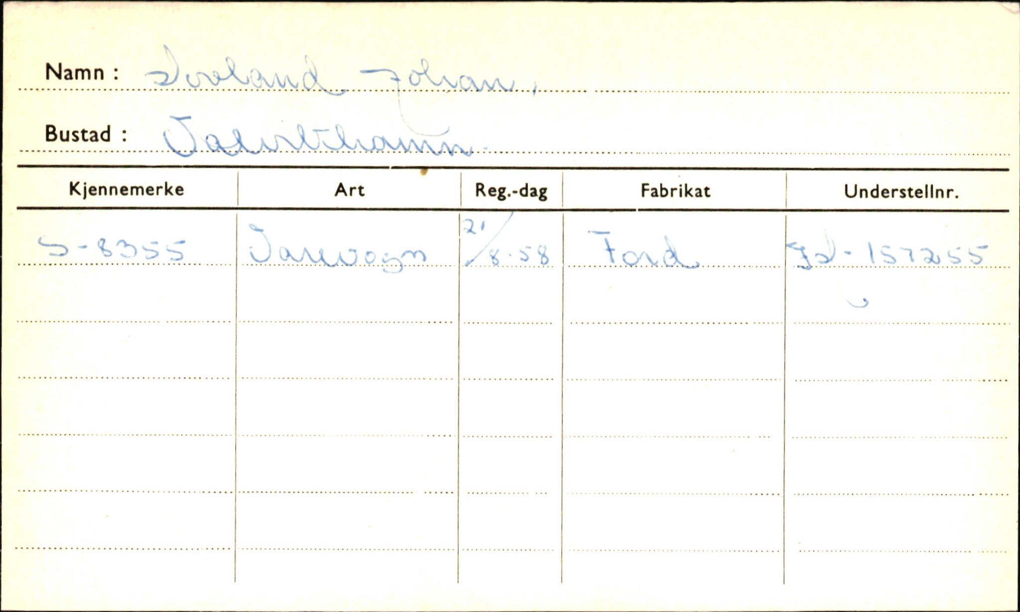 Statens vegvesen, Sogn og Fjordane vegkontor, AV/SAB-A-5301/4/F/L0001A: Eigarregister Fjordane til 1.6.1961, 1930-1961, s. 708