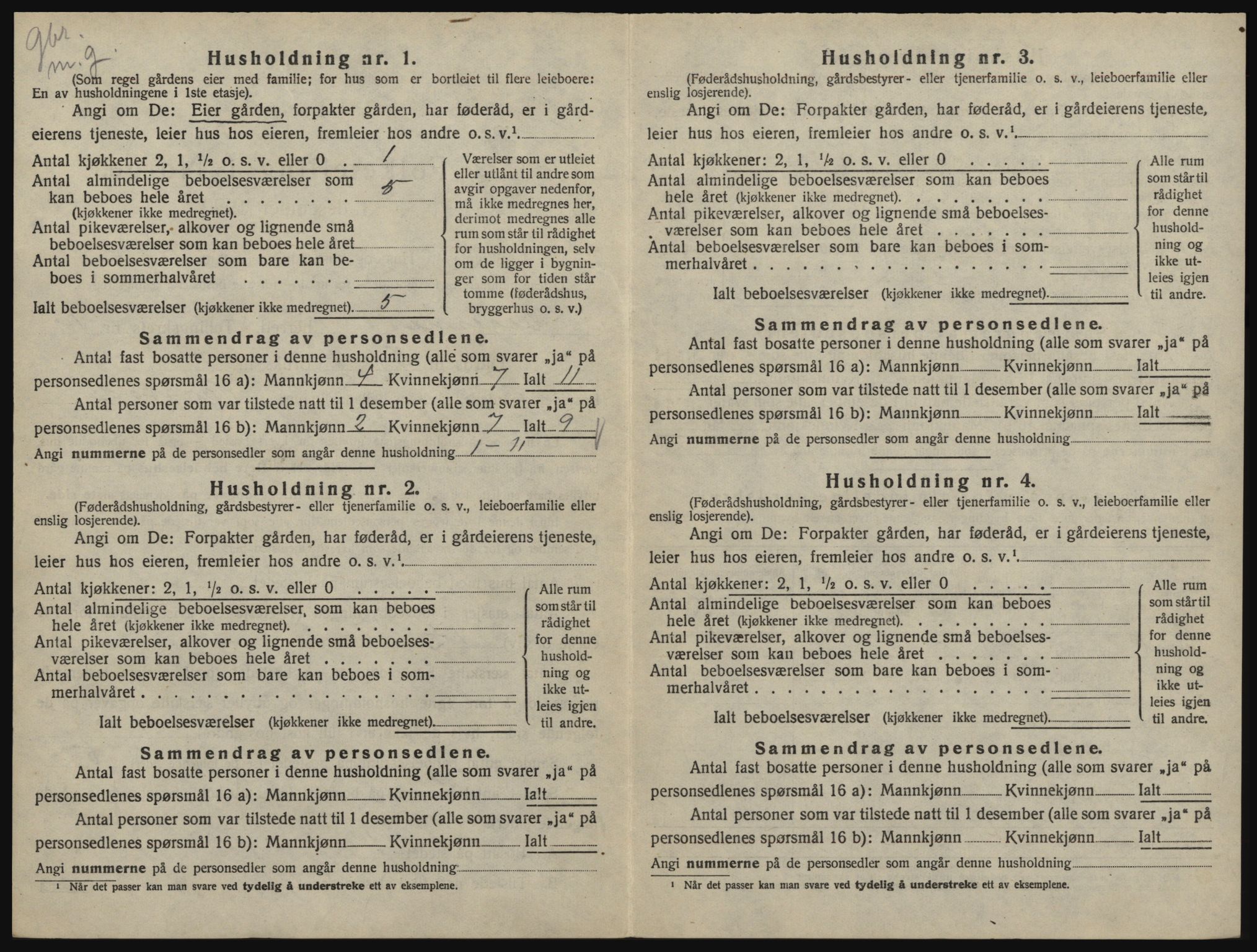 SAO, Folketelling 1920 for 0129 Degernes herred, 1920, s. 37