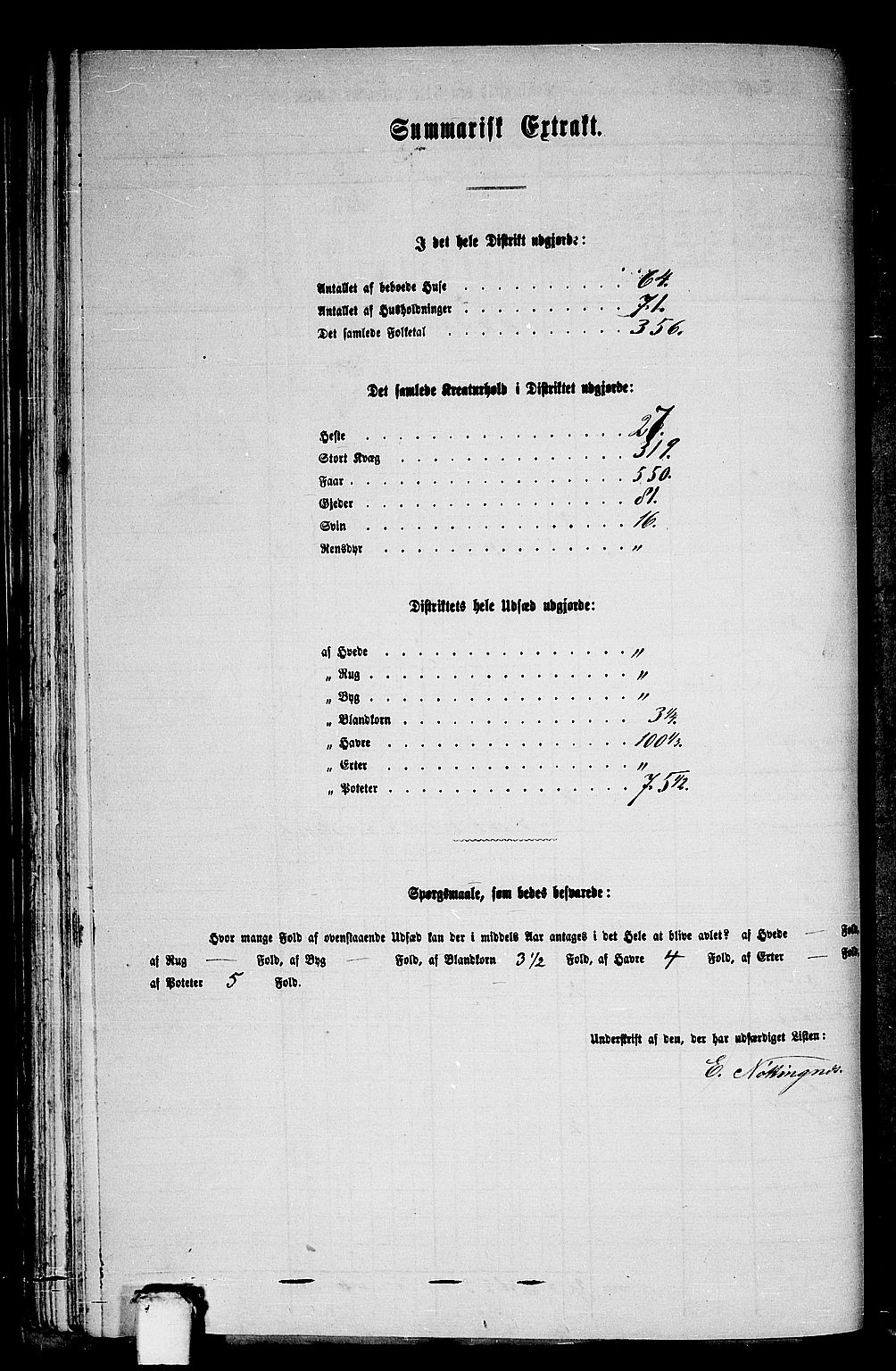 RA, Folketelling 1865 for 1438P Bremanger prestegjeld, 1865, s. 55