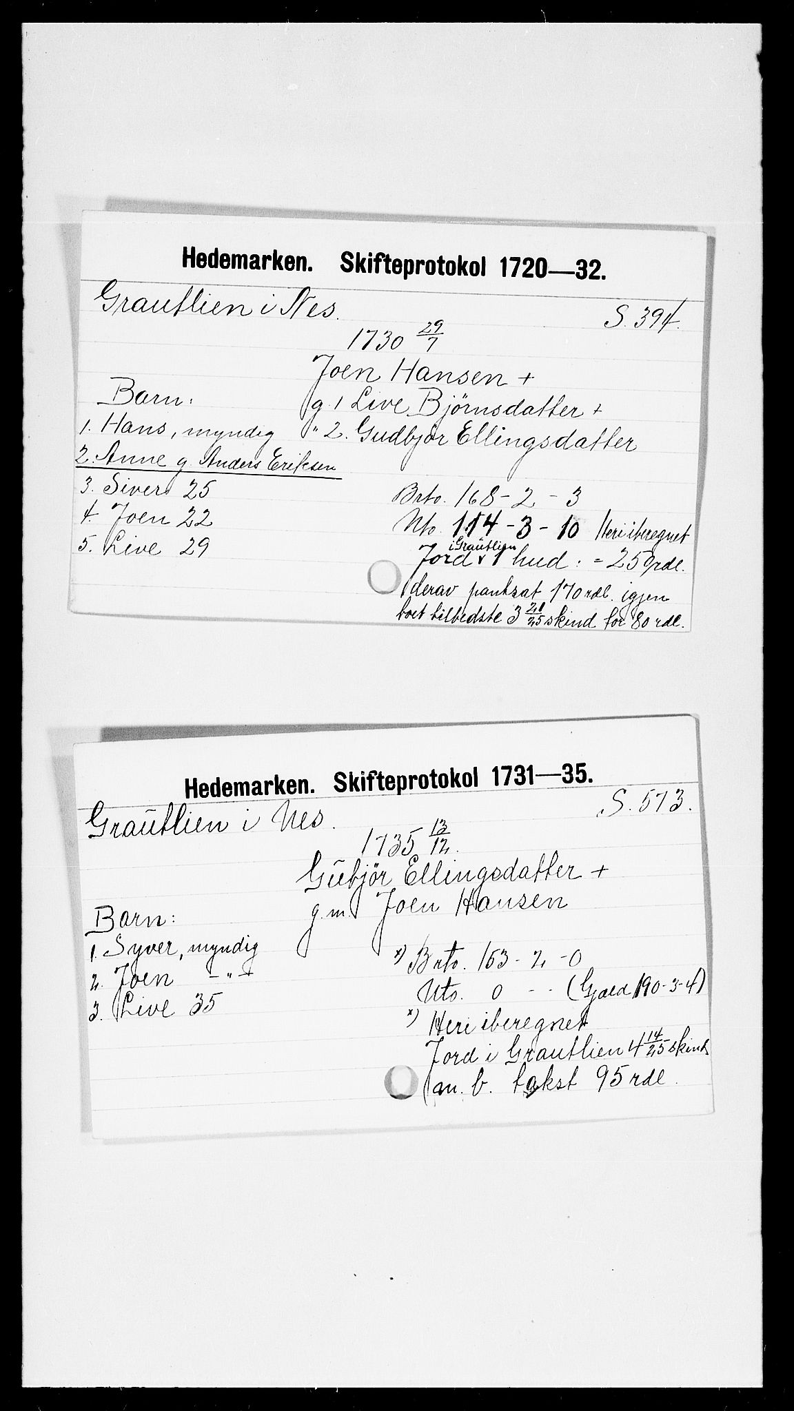 Hedemarken sorenskriveri, SAH/TING-034/J, 1663-1743, s. 4870