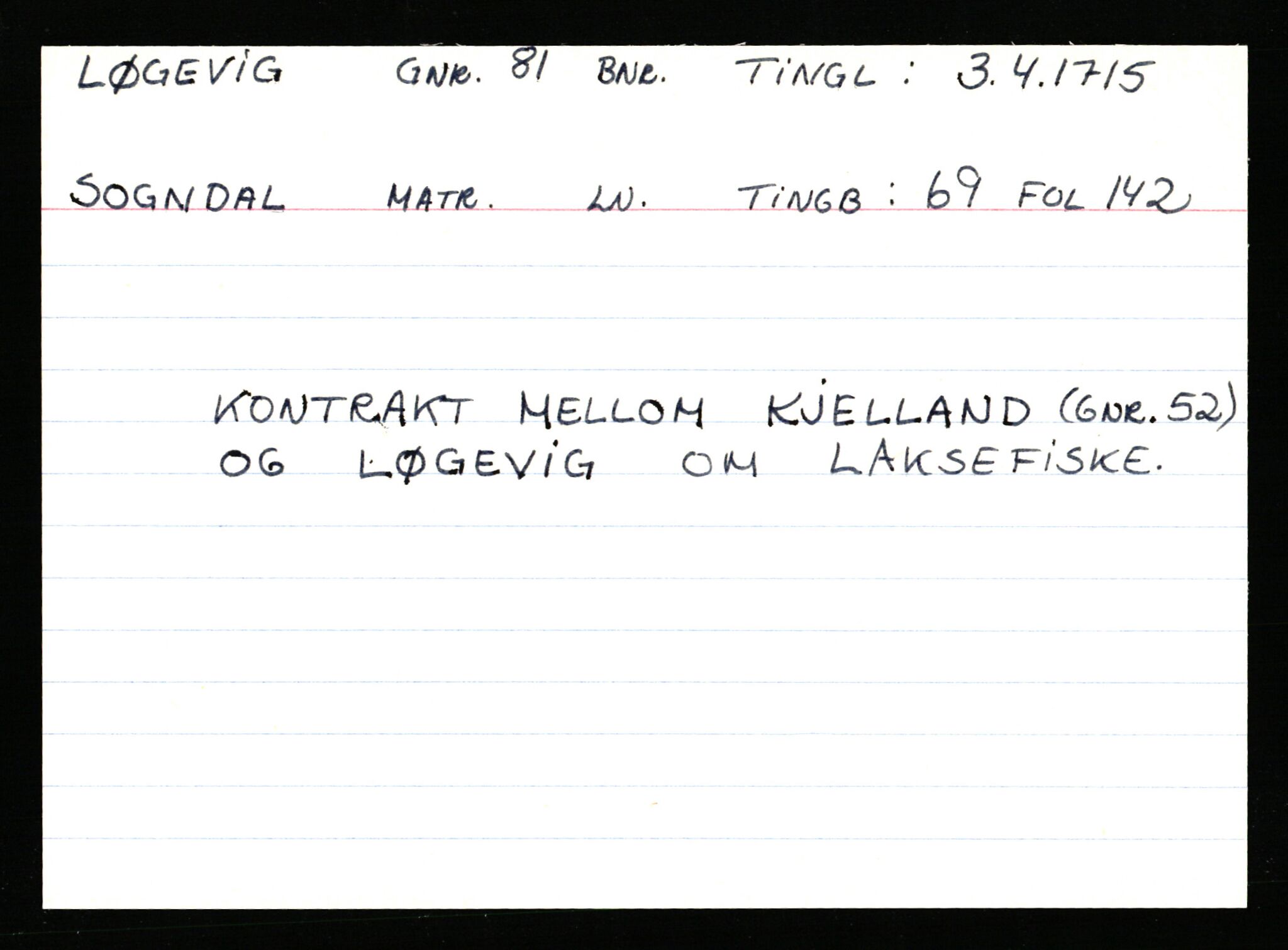 Statsarkivet i Stavanger, AV/SAST-A-101971/03/Y/Ym/L0037: Åstedskort sortert etter gårdsnavn: Lædre - Mauland, 1600-1950, s. 51