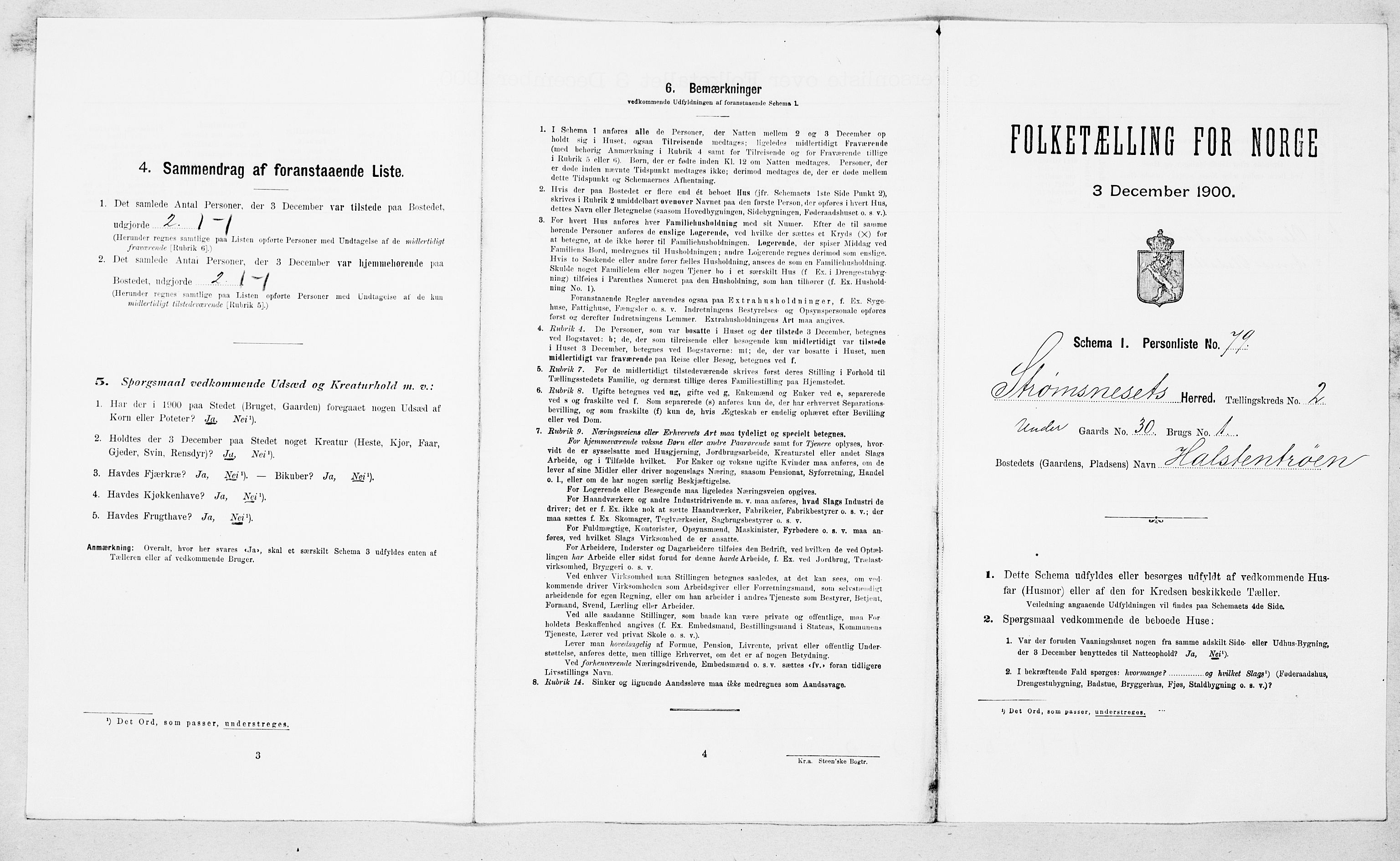 SAT, Folketelling 1900 for 1559 Straumsnes herred, 1900, s. 270
