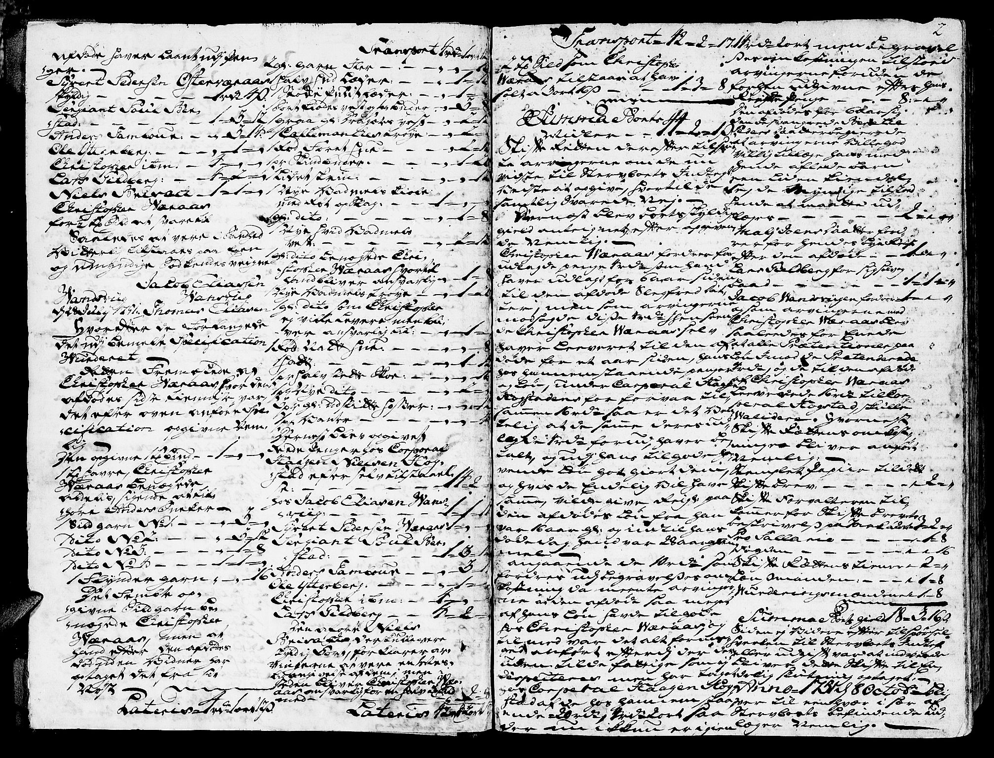 Inderøy sorenskriveri, AV/SAT-A-4147/1/3/3A/L0009: Skifteprotokoll, 1751-1761, s. 1b-2a