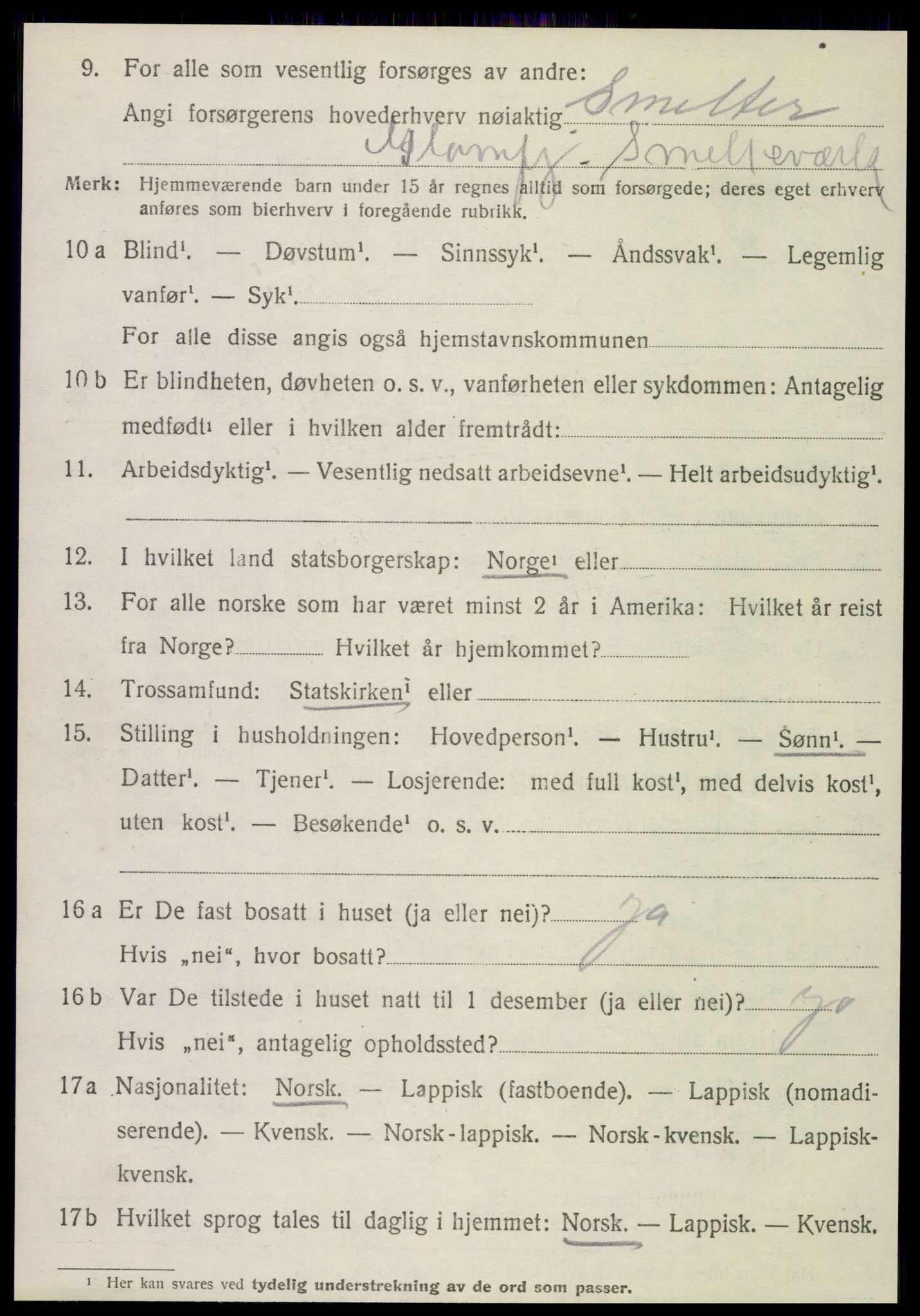 SAT, Folketelling 1920 for 1837 Meløy herred, 1920, s. 5840