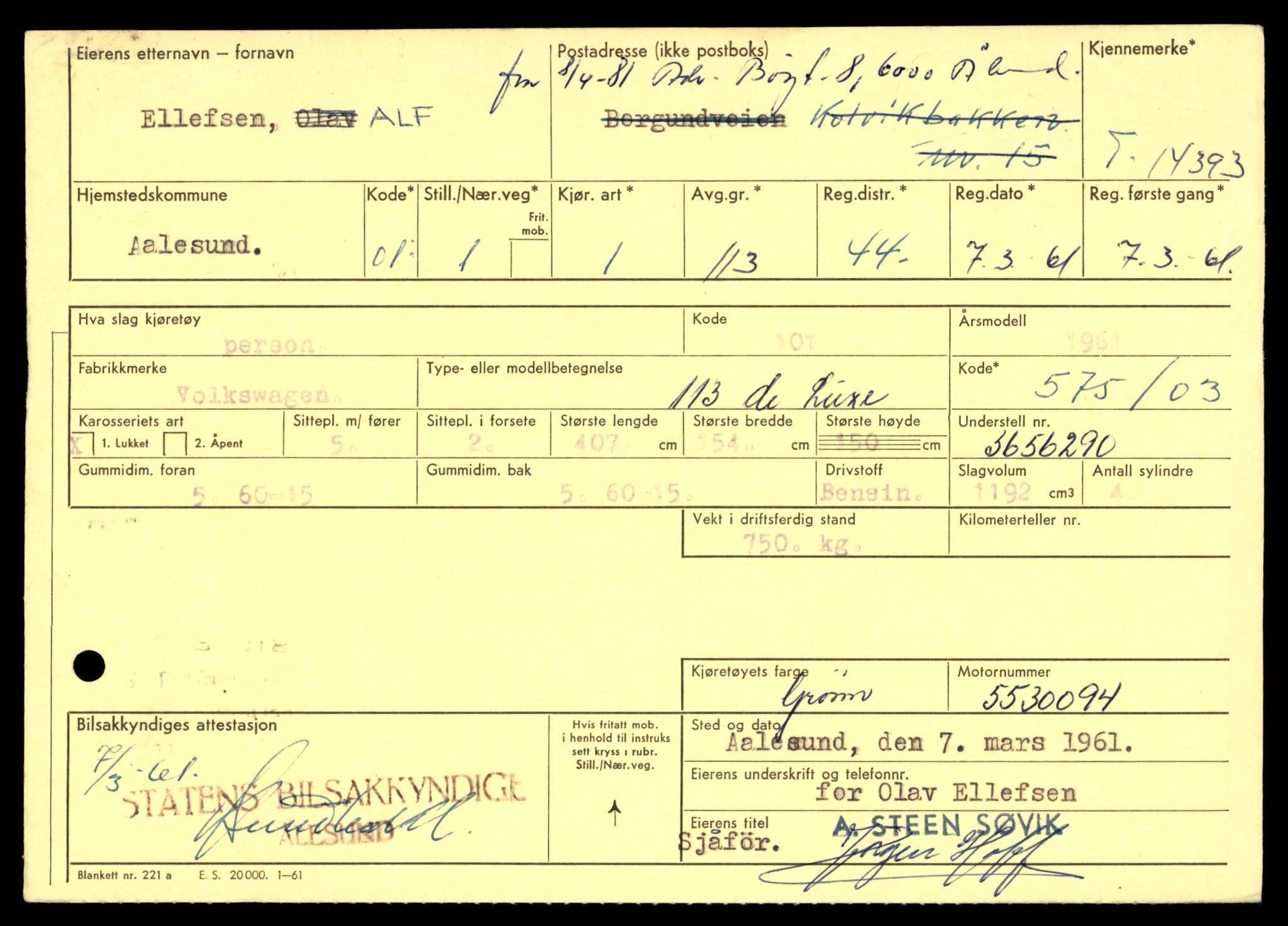 Møre og Romsdal vegkontor - Ålesund trafikkstasjon, AV/SAT-A-4099/F/Fe/L0045: Registreringskort for kjøretøy T 14320 - T 14444, 1927-1998, s. 1859