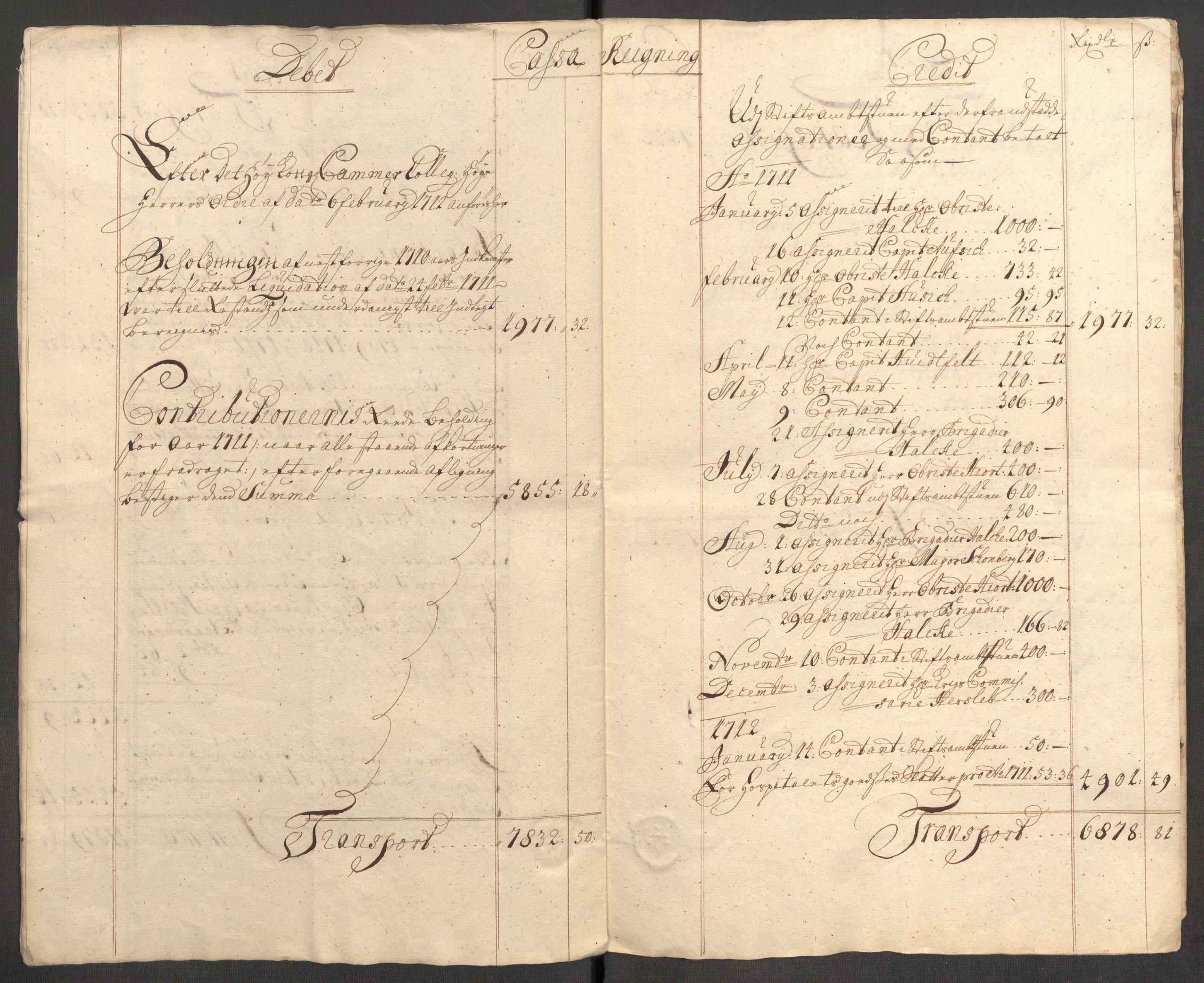Rentekammeret inntil 1814, Reviderte regnskaper, Fogderegnskap, AV/RA-EA-4092/R63/L4319: Fogderegnskap Inderøy, 1711, s. 8