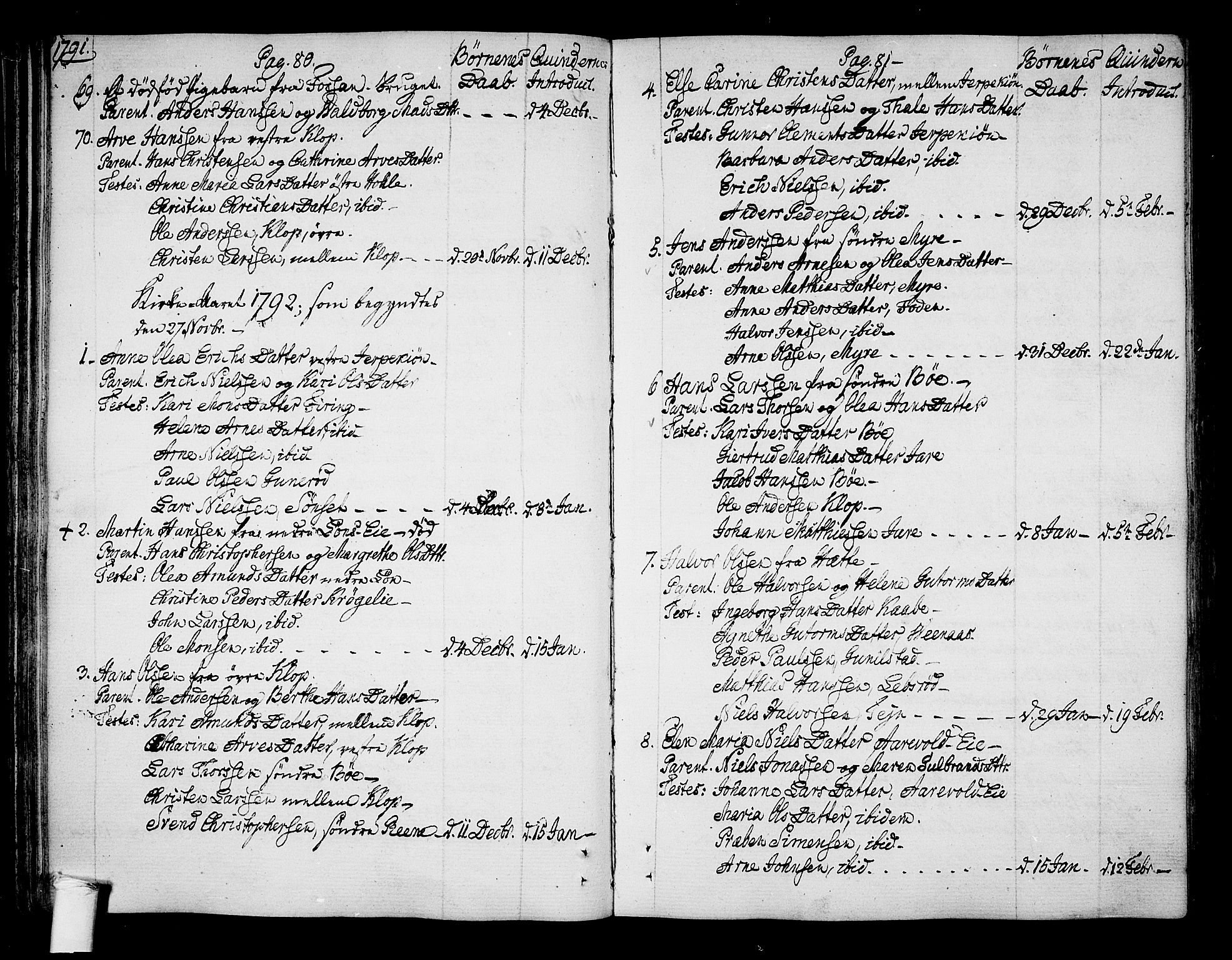 Ramnes kirkebøker, AV/SAKO-A-314/F/Fa/L0003: Ministerialbok nr. I 3, 1790-1813, s. 80-81