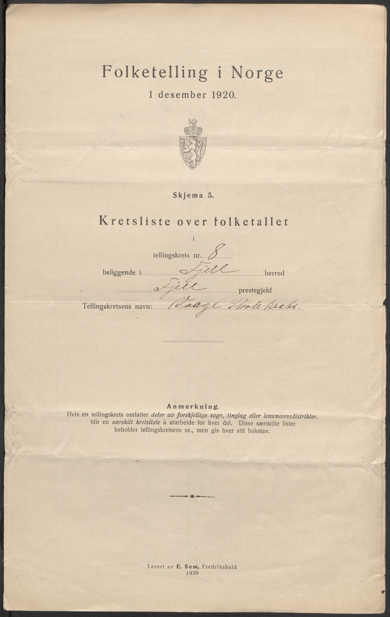 SAB, Folketelling 1920 for 1246 Fjell herred, 1920, s. 25