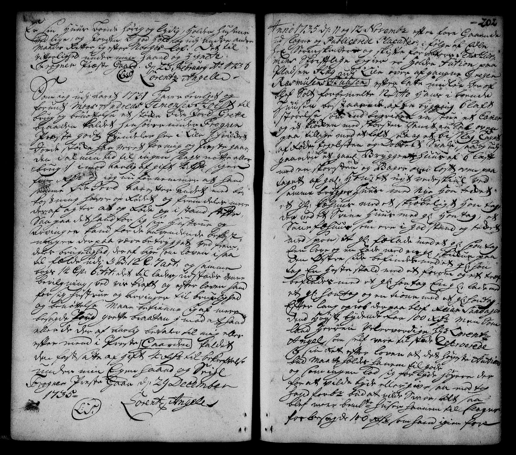 Lier, Røyken og Hurum sorenskriveri, SAKO/A-89/G/Ga/Gaa/L0002: Pantebok nr. II, 1725-1755, s. 202