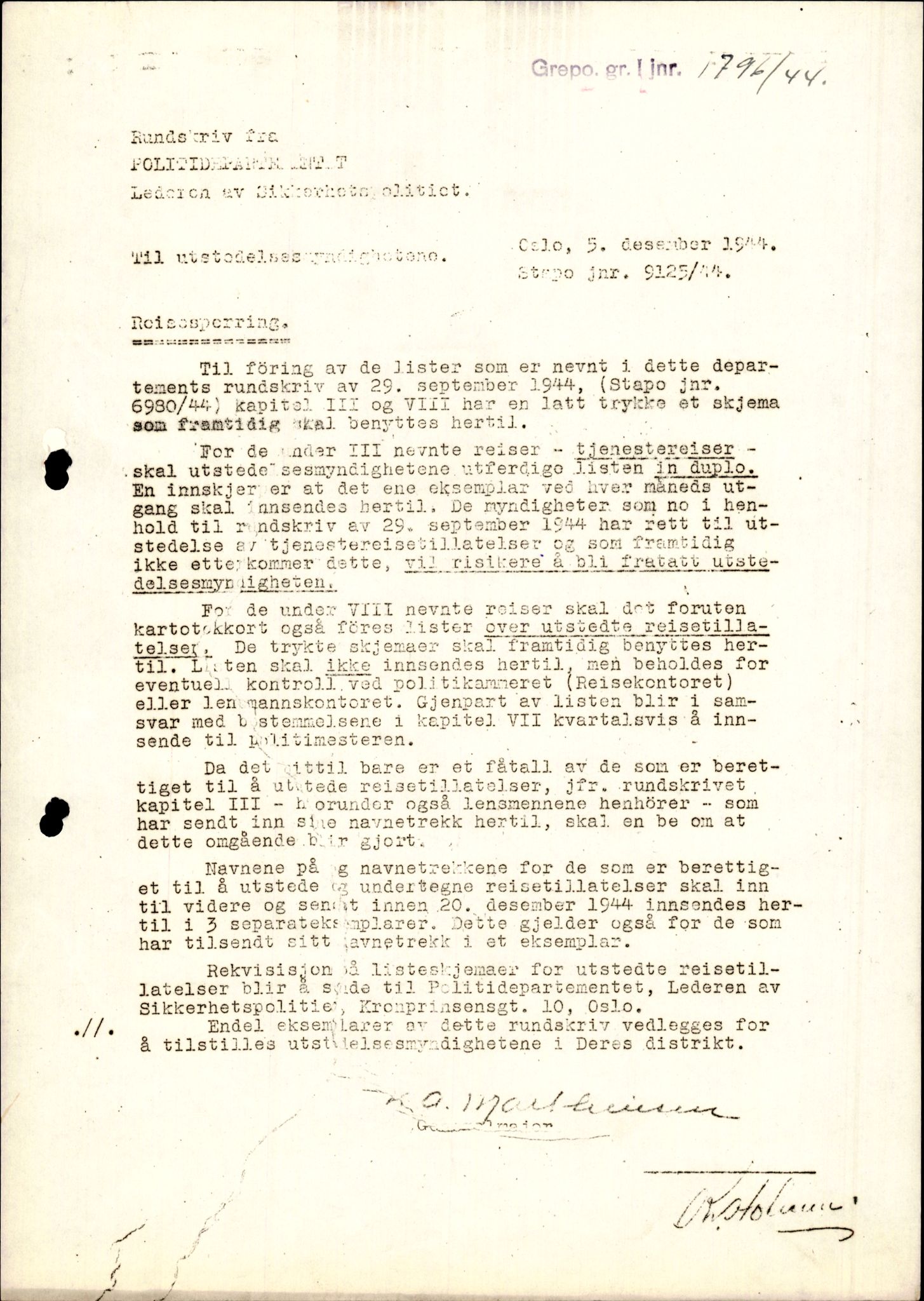 Forsvarets Overkommando. 2 kontor. Arkiv 11.4. Spredte tyske arkivsaker, AV/RA-RAFA-7031/D/Dar/Darc/L0006: BdSN, 1942-1945, s. 1415