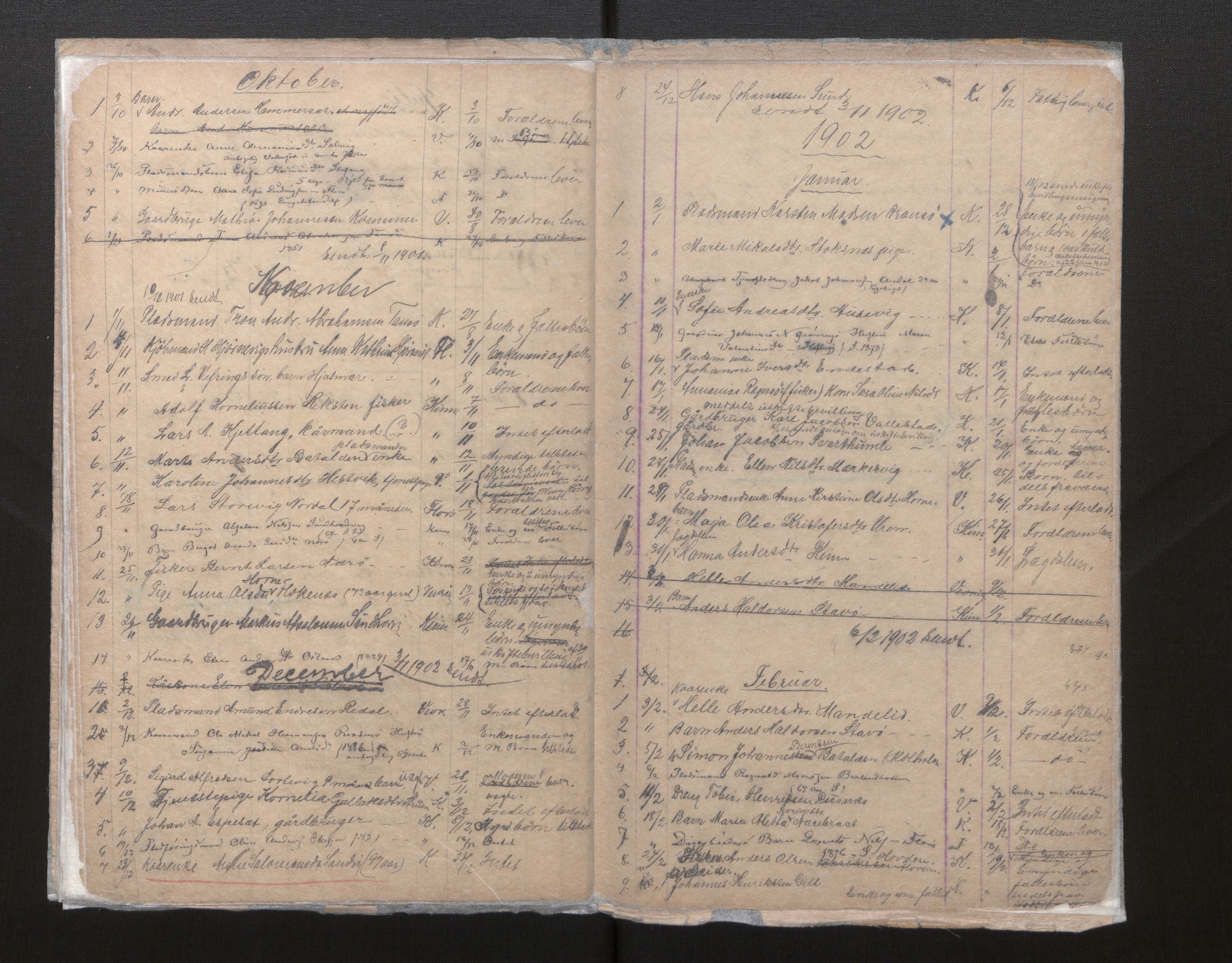 Lensmannen i Kinn, AV/SAB-A-28801/0006/L0001: Dødsfallprotokoll, 1848-1902