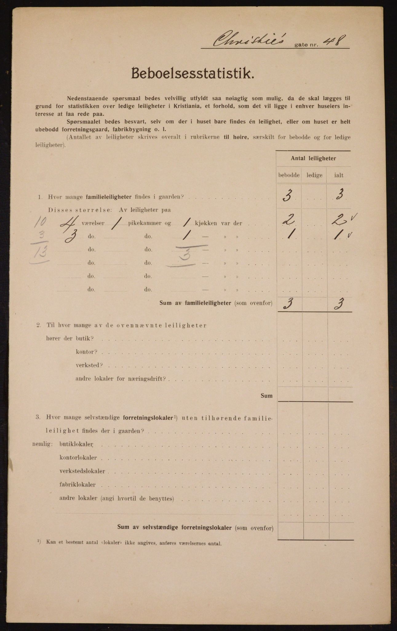 OBA, Kommunal folketelling 1.2.1910 for Kristiania, 1910, s. 12198