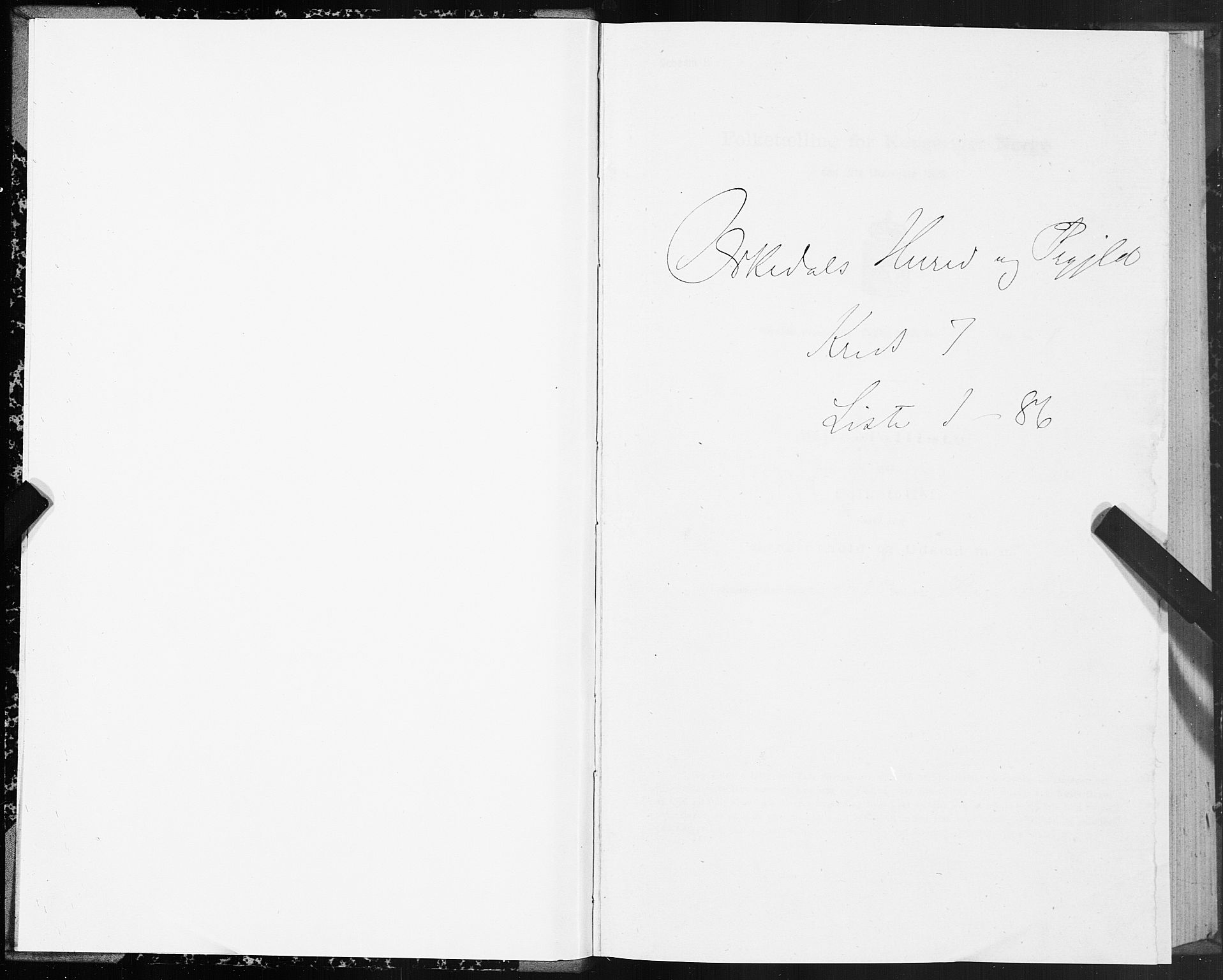 SAT, Folketelling 1875 for 1638P Orkdal prestegjeld, 1875