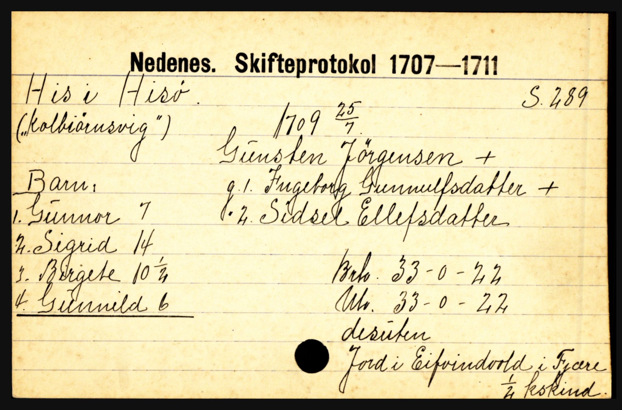 Nedenes sorenskriveri før 1824, AV/SAK-1221-0007/H, s. 12163