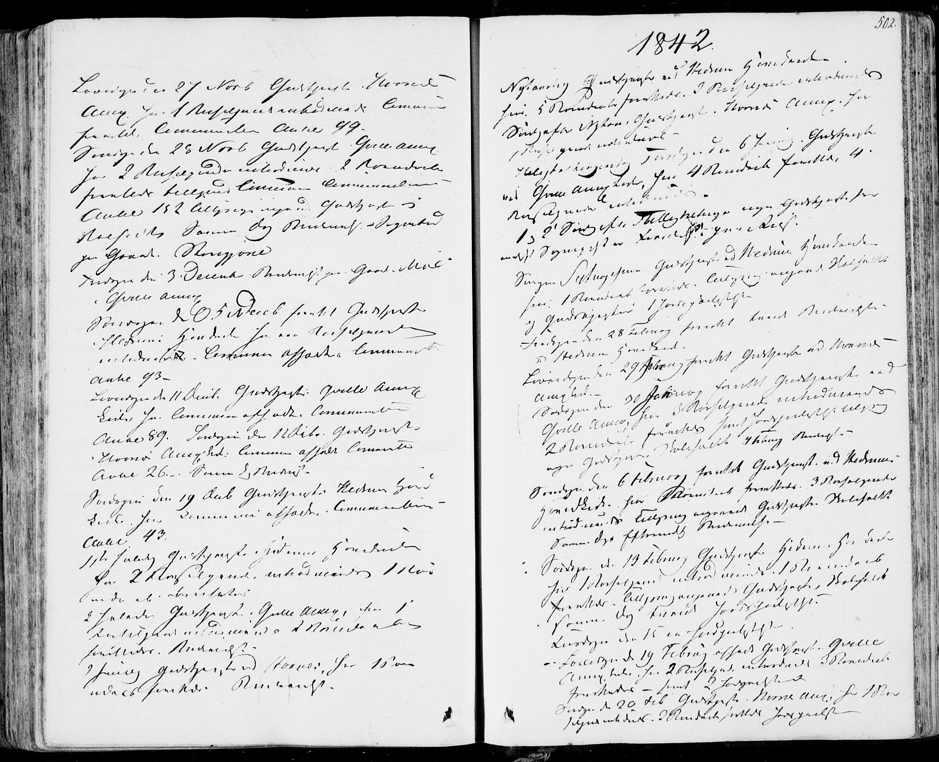 Hedrum kirkebøker, AV/SAKO-A-344/F/Fa/L0005: Ministerialbok nr. I 5, 1835-1848, s. 502
