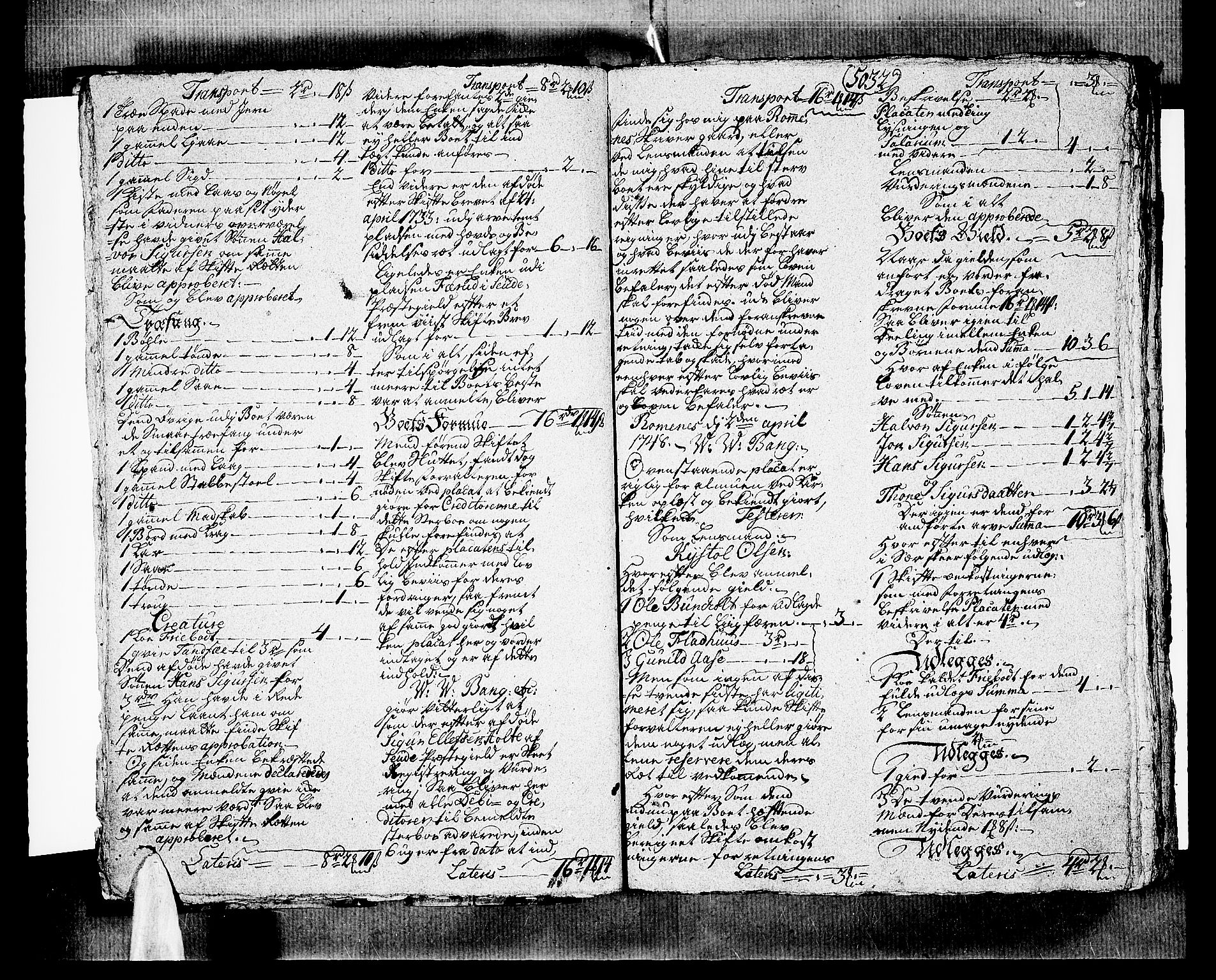 Nedre Telemark sorenskriveri, AV/SAKO-A-135/H/Hb/Hbb/L0007: Skifteprotokoll kopi, 1748-1750, s. 5031b-5032a