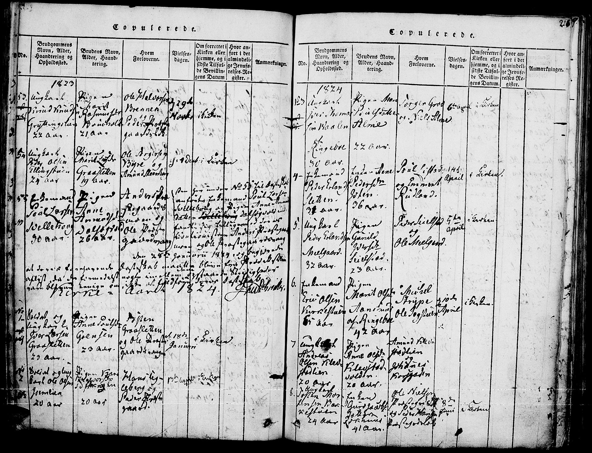 Fron prestekontor, AV/SAH-PREST-078/H/Ha/Haa/L0002: Ministerialbok nr. 2, 1816-1827, s. 226