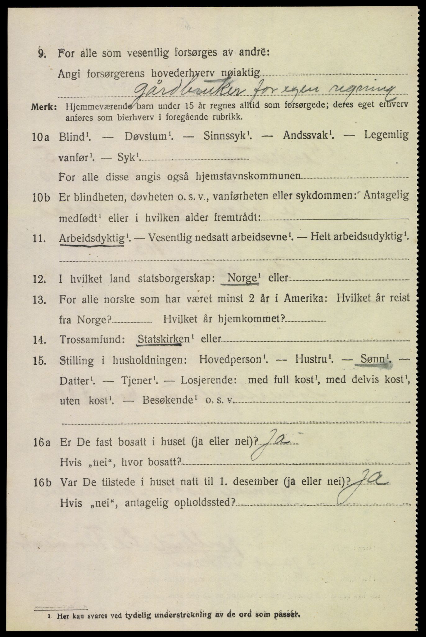 SAK, Folketelling 1920 for 1011 Randesund herred, 1920, s. 2335