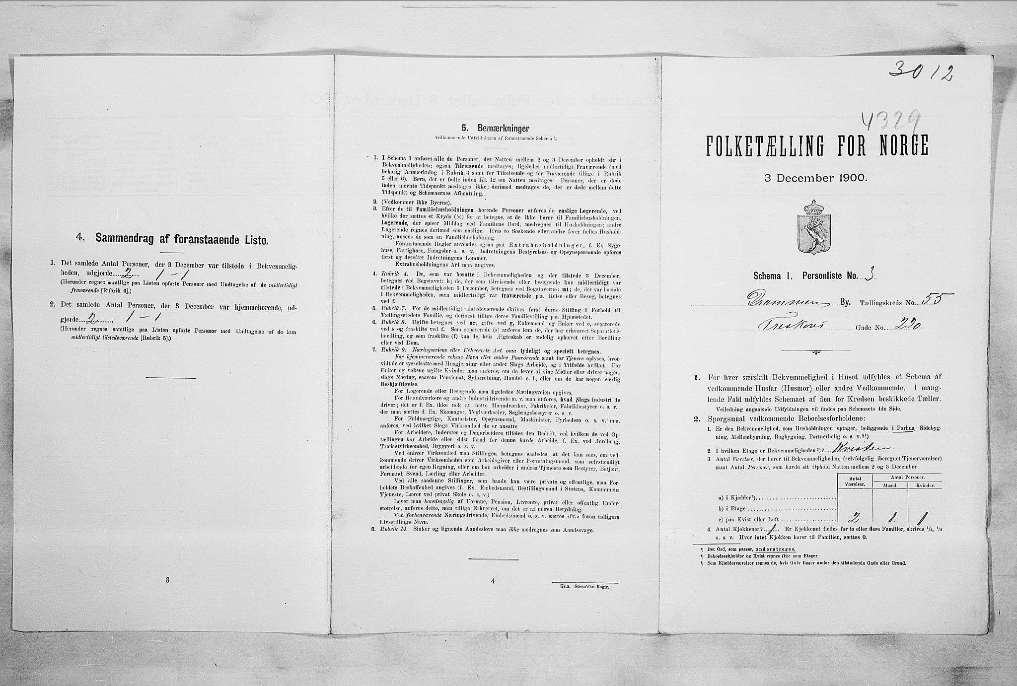 RA, Folketelling 1900 for 0602 Drammen kjøpstad, 1900, s. 13950