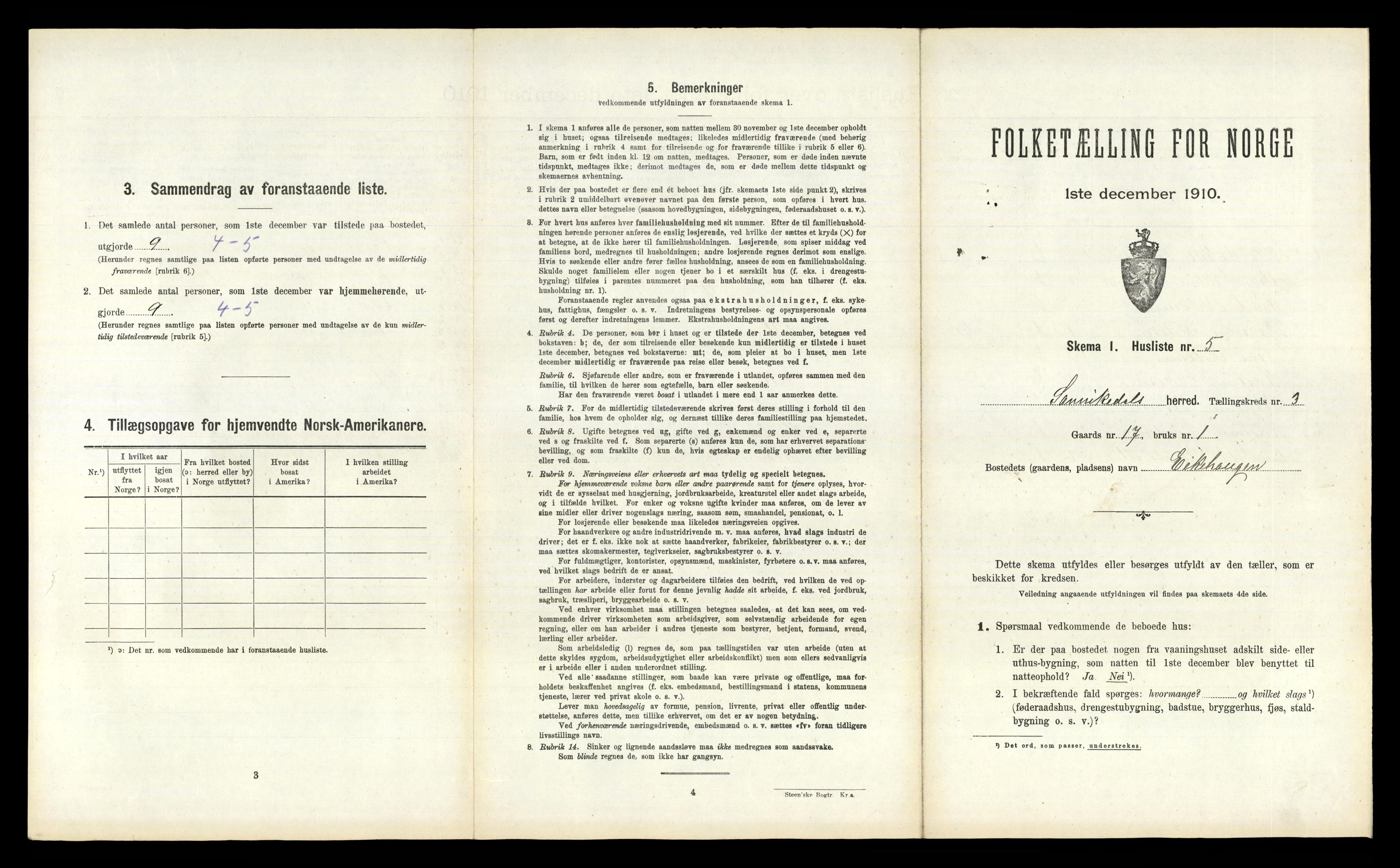 RA, Folketelling 1910 for 0816 Sannidal herred, 1910, s. 234